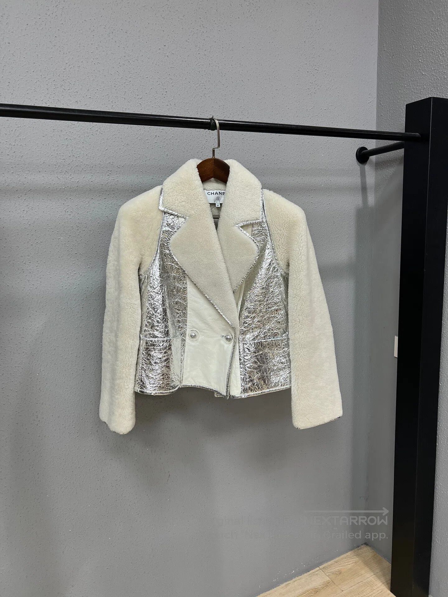 Chanel Chanel Lamb Fur Jacket| Size XXS / US 00 / IT 34 - 1 Thumbnail