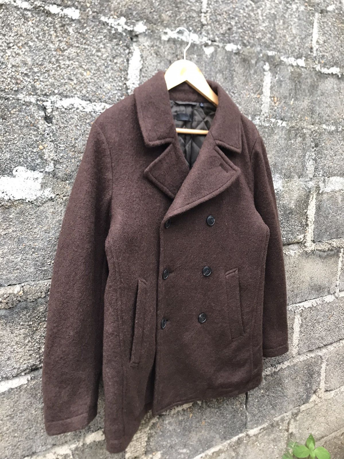 Japanese Brand 🌟Uniqlo Wool Double Breasted Peacoat Size US M / EU 48-50 / 2 - 2 Thumbnail