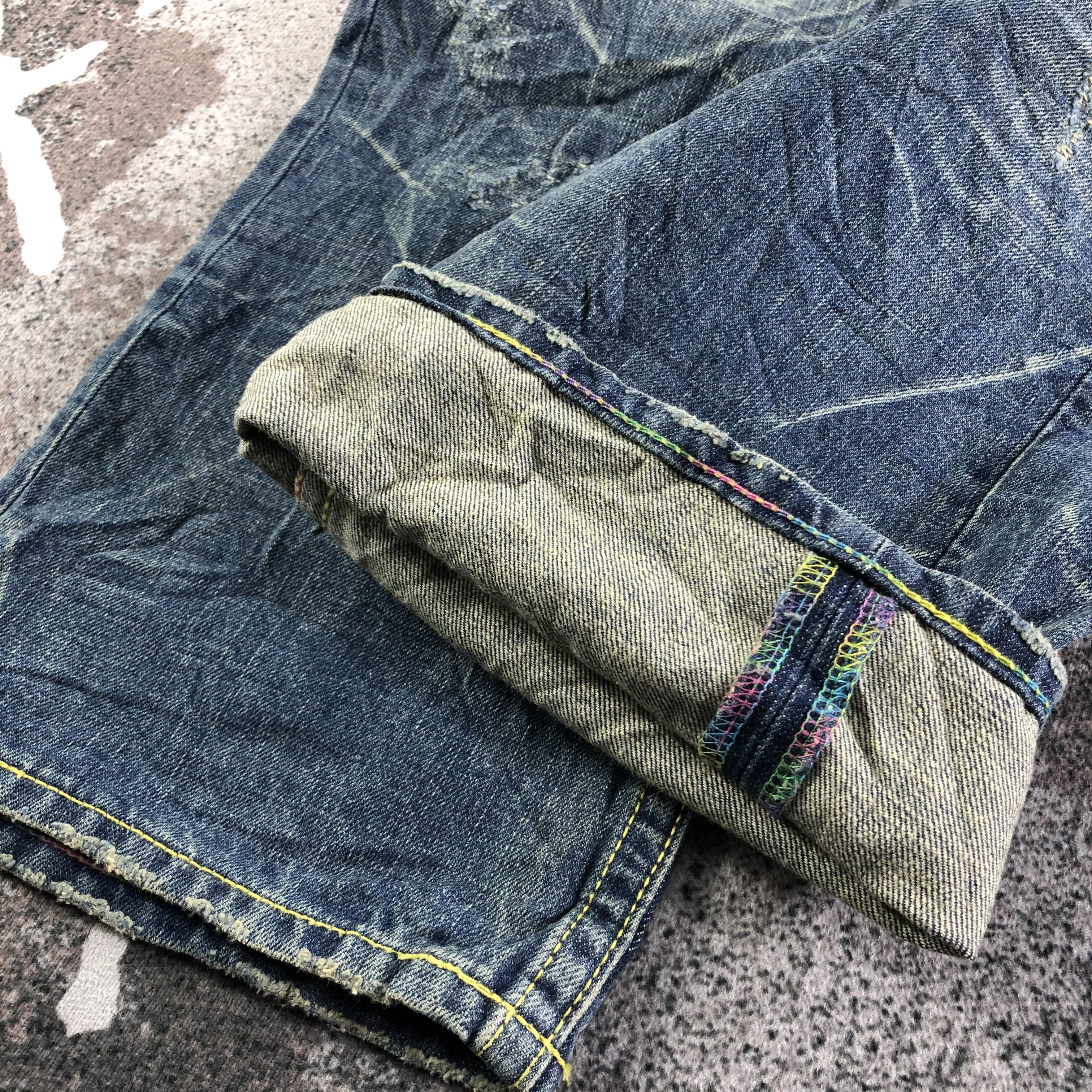 Japanese Brand Japanese CO&LU Jeans Faded Distressed Denim KJ2974 Size US 28 / EU 44 - 7 Thumbnail