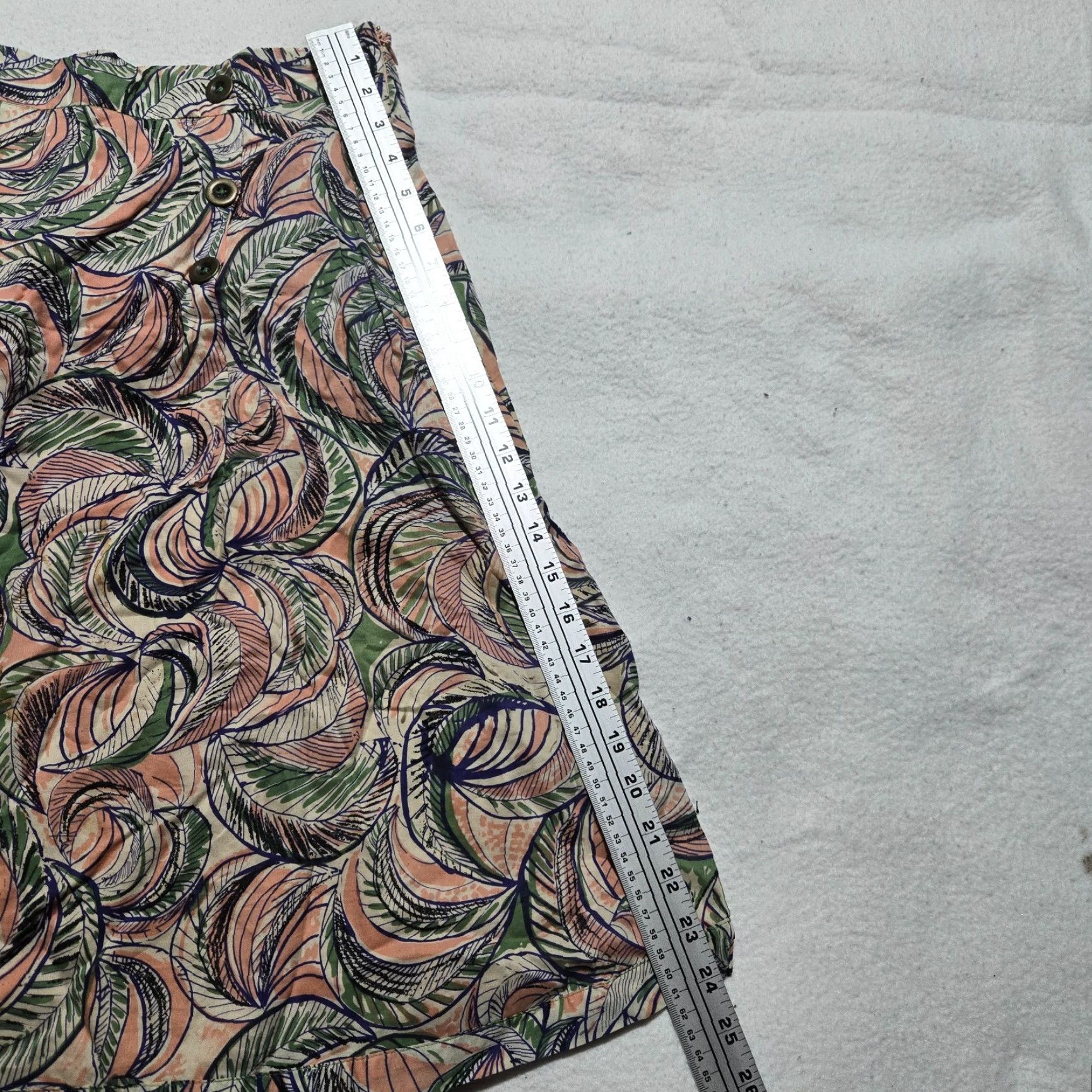Asics Downeast Floral Skirt Adult Large A-Line Short Multi-Color Ruffle Women’s Size L Size 36" / US 14 / IT 50 - 5 Thumbnail