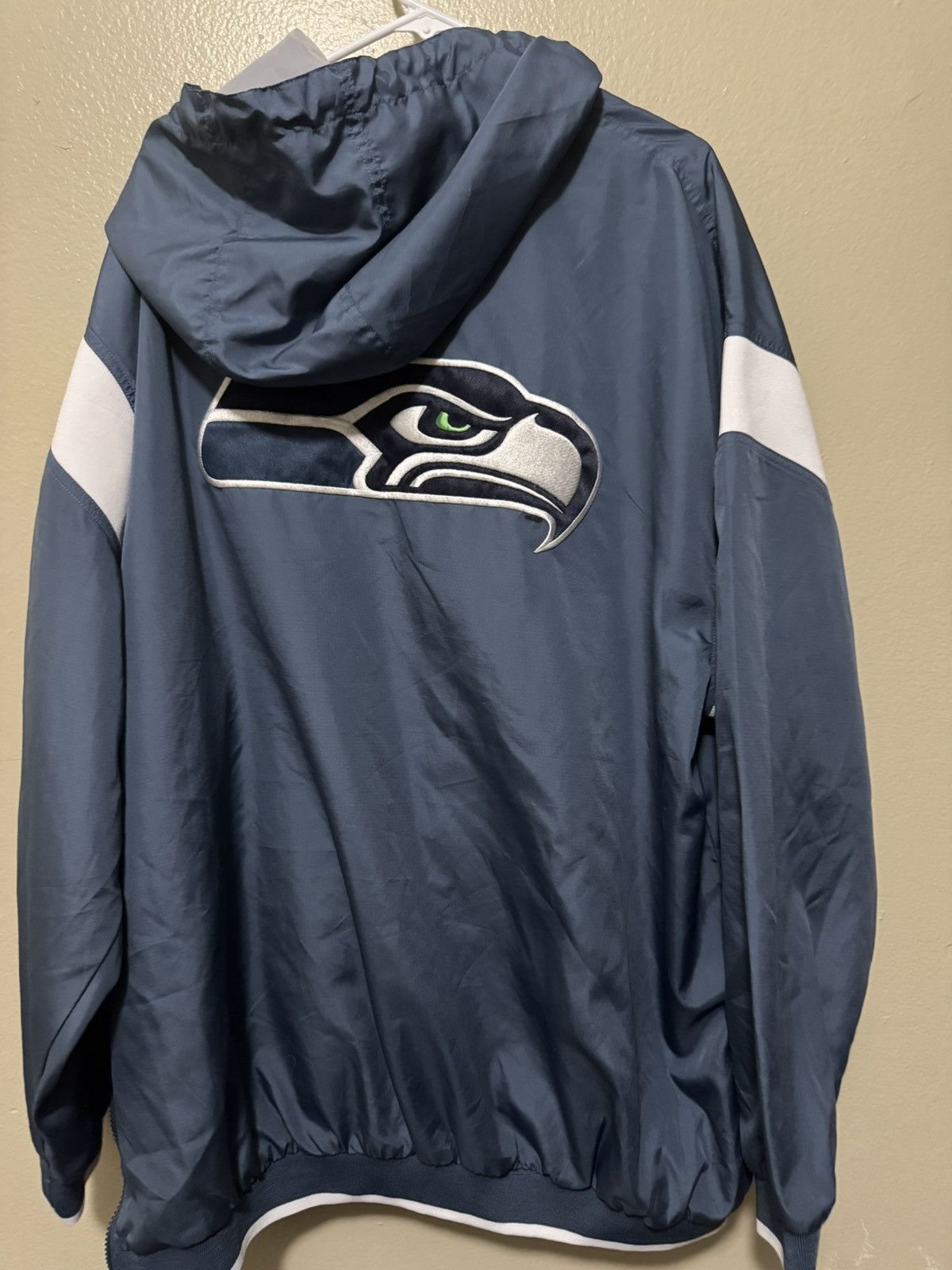 NFL Vintage windbreaker, Seattle Seahawks Size US XXL / EU 58 / 5 - 2 Thumbnail