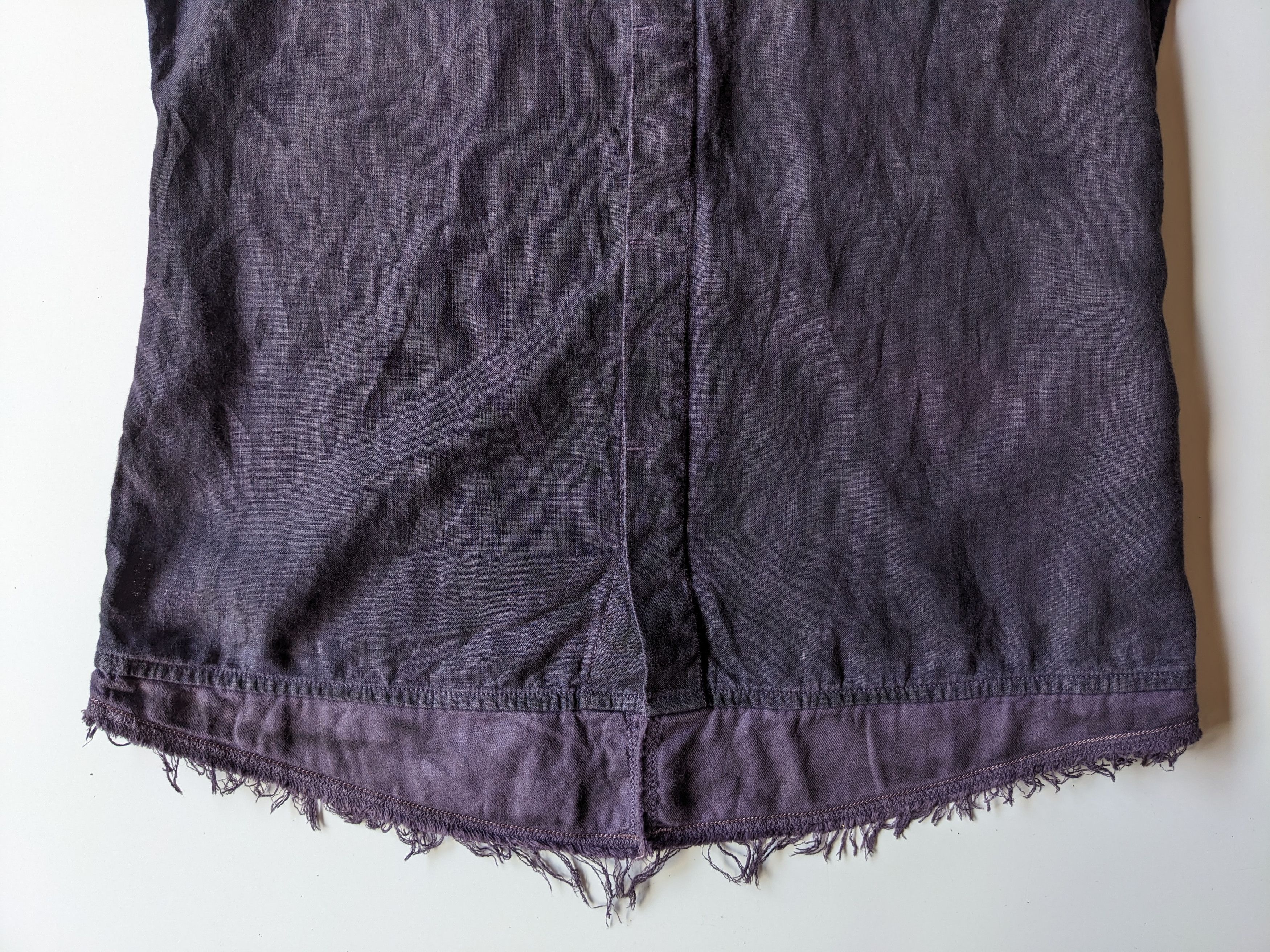 Marithe + Francois Girbaud Marithe Francois Girbaud linen hoodie punk shirt Size US M / EU 48-50 / 2 - 4 Thumbnail