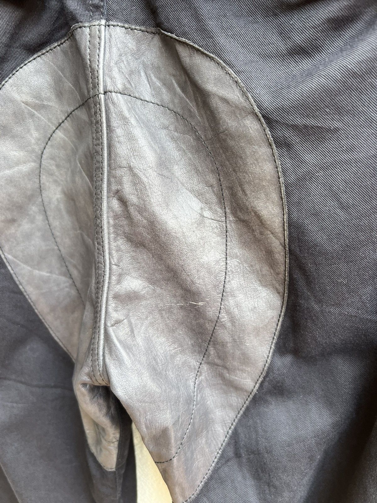 02DERIV. × Alfredo Bannister Alfredo Bannister X 02Deriv Hybrid Leather Cargo Trouser Size US 33 - 20 Thumbnail