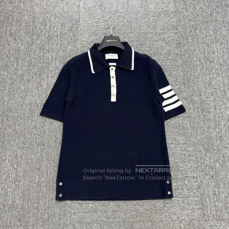 Thom Browne Thom Browne knit polo Size US S / EU 44-46 / 1 - 1 Thumbnail