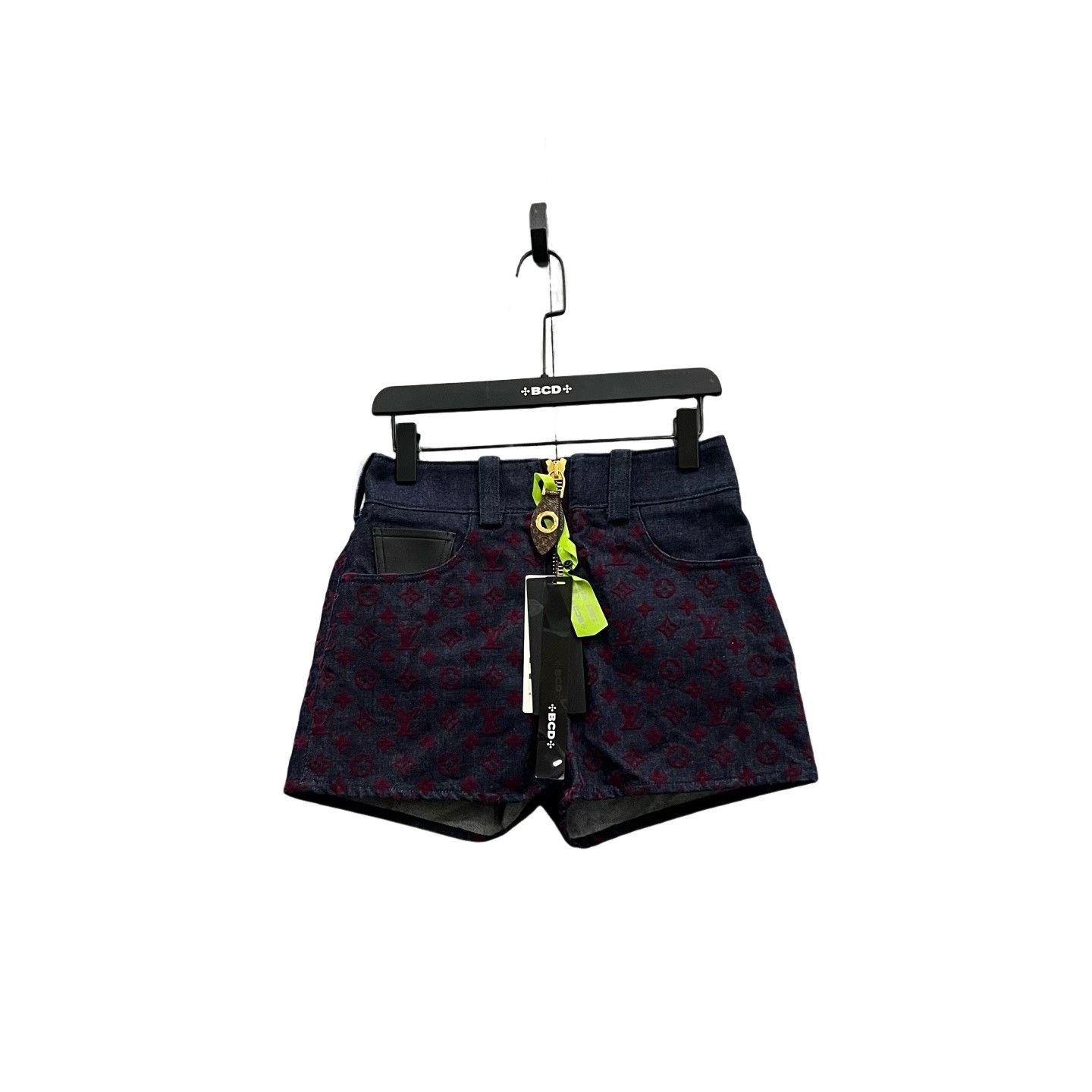 Louis Vuitton Louis Vuitton Monogram Flocked Shorts Size 34 Size 24" / US 00 / IT 34 - 1 Thumbnail