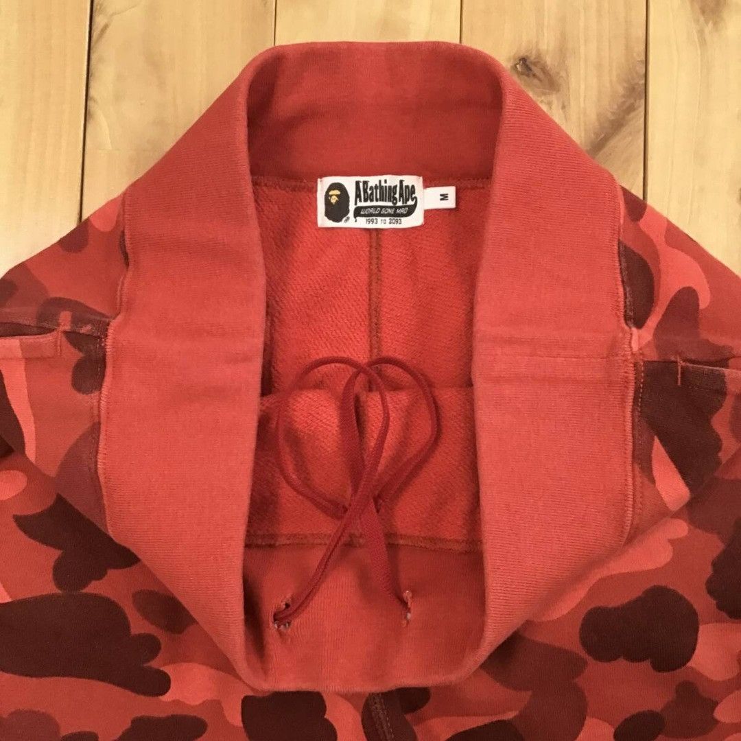 Bape BAPE Sweat shorts Red camo a bathing ape ★size M Size US 32 / EU 48 - 5 Thumbnail