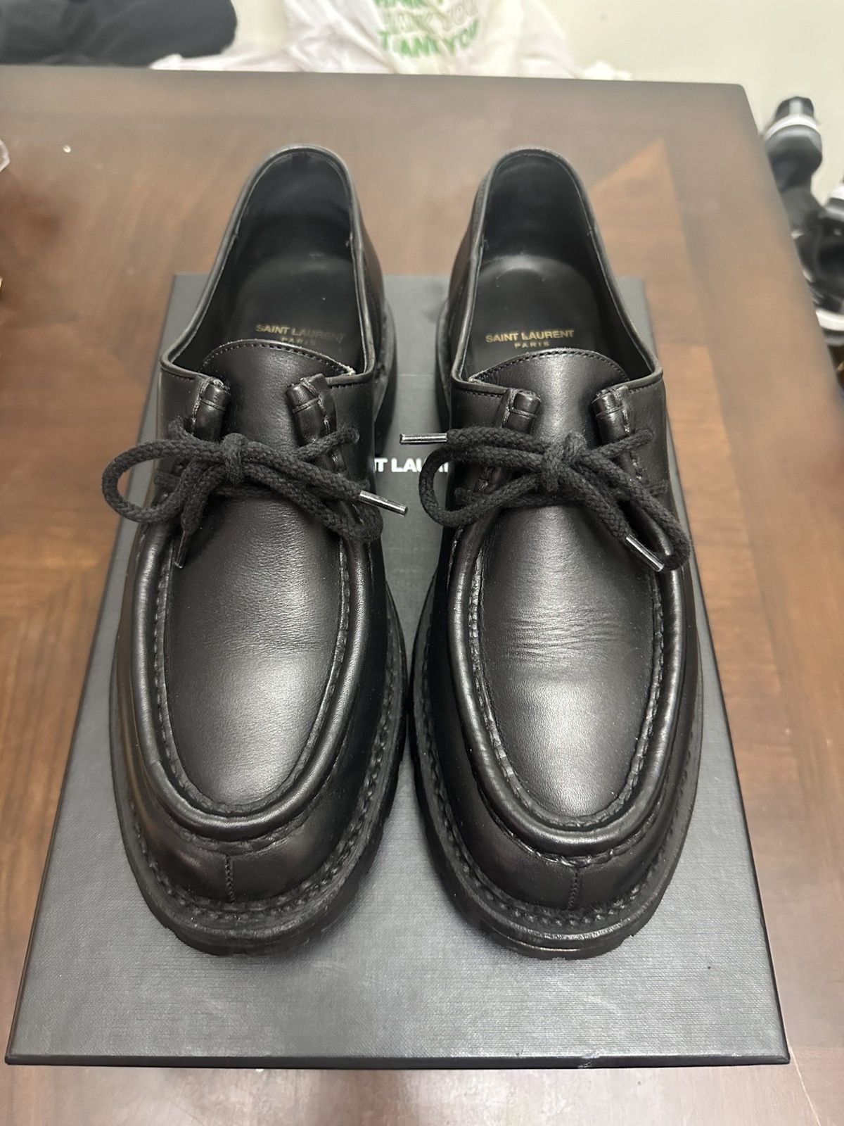 Saint Laurent Paris Saint Laurent Marbeuf Derby Shoe Size US 8 / EU 41 - 1 Thumbnail