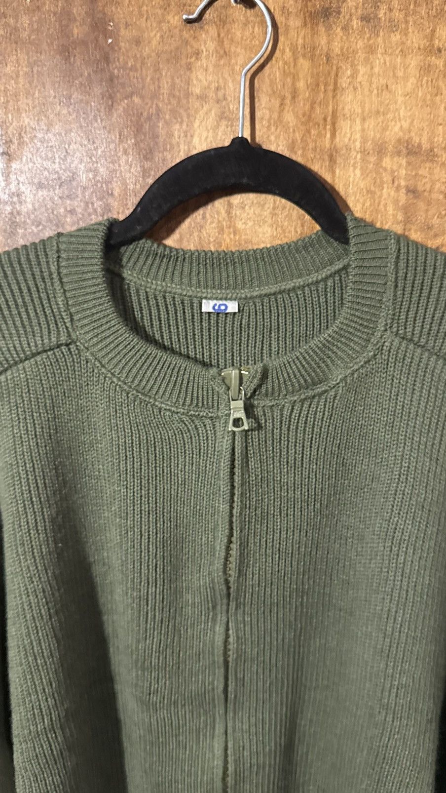 Vintage Vintage Green Army zip up Size US L / EU 52-54 / 3 - 3 Thumbnail