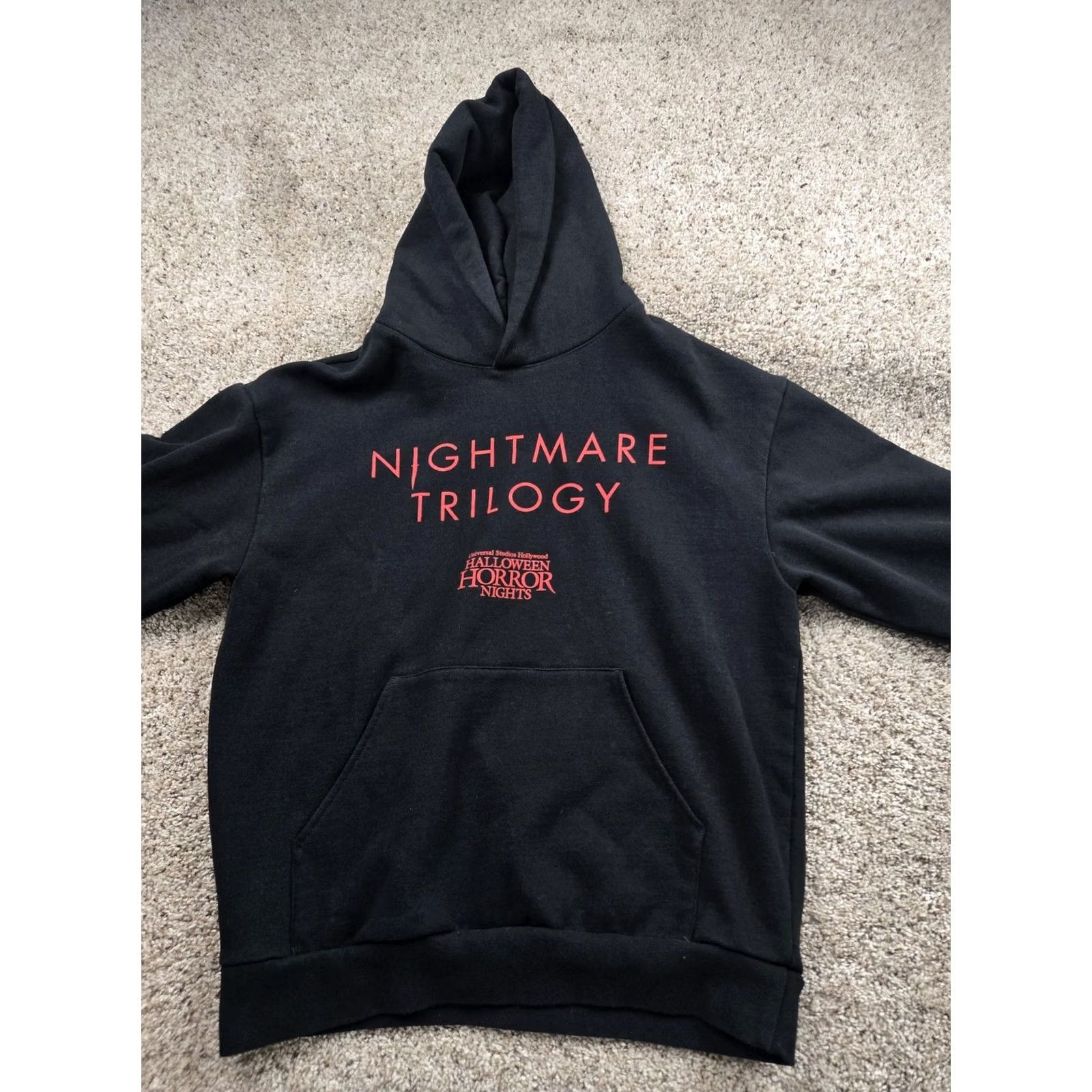 Vintage The Weeknd Nightmare Trilogy Hoodie Mens L Black Halloween Horror Nights Size US L / EU 52-54 / 3 - 4 Thumbnail