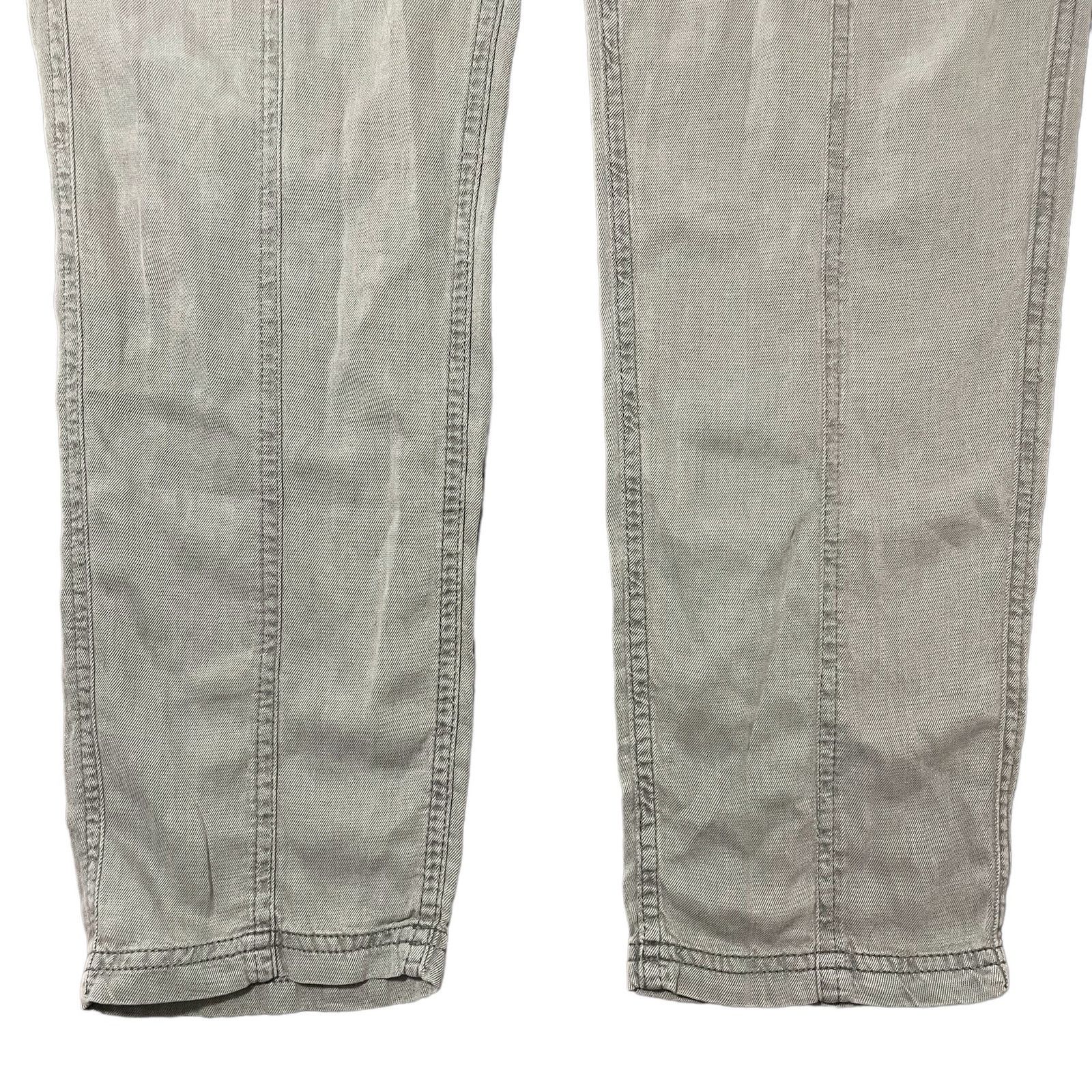 Faherty Faherty Arlie Pants Thyme Green Linen Blend Pull On Size XS Size 26" / US 2 / IT 38 - 5 Thumbnail