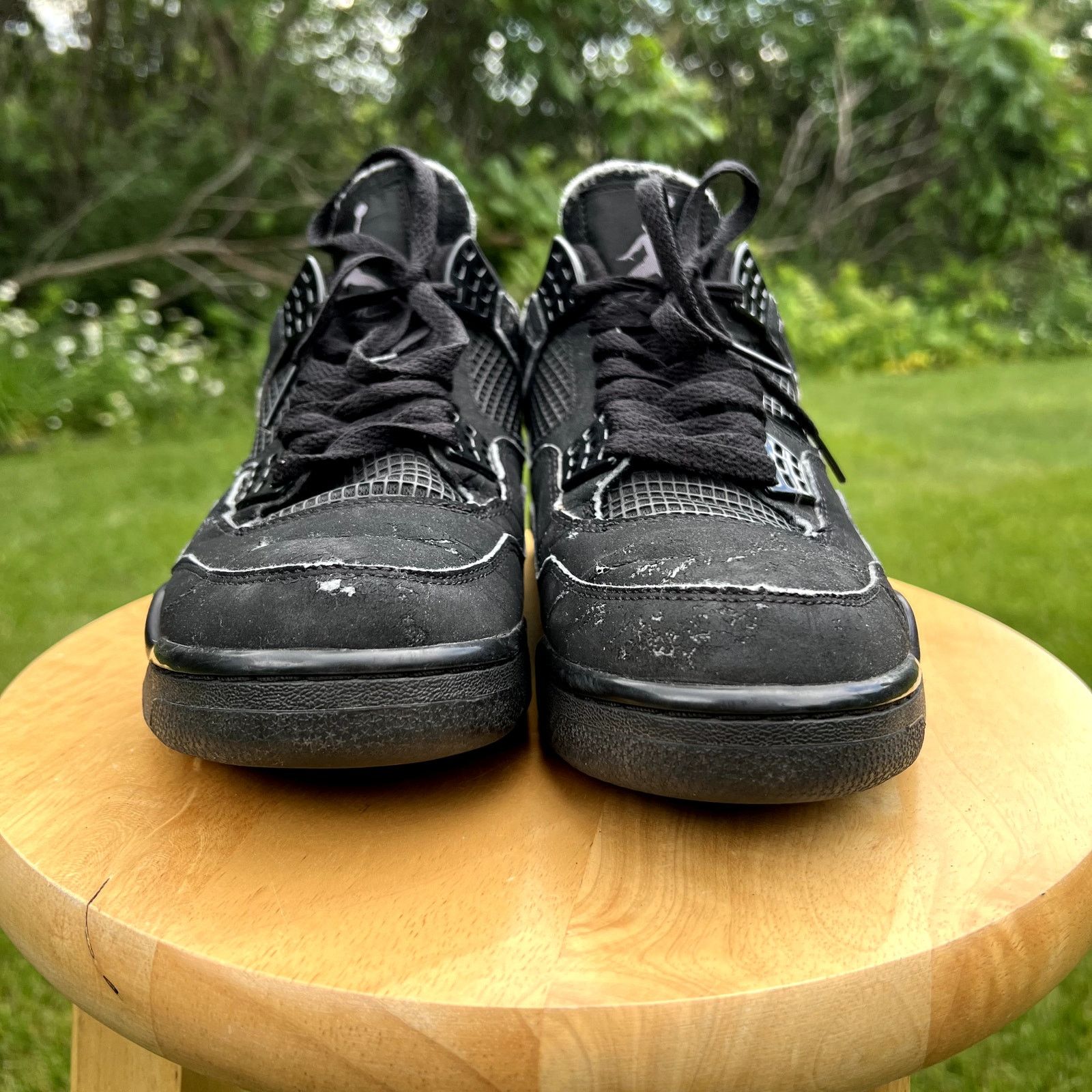 Jordan Brand × Nike Nike Air Jordan 4 Retro Black Cat 2006 Men's Shoes - Size 9 Size US 9 / EU 42 - 4 Thumbnail