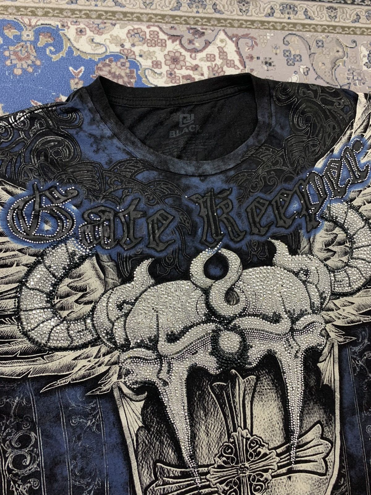 Affliction Black Gate Keeper Allover Printed Affliction Size US M / EU 48-50 / 2 - 5 Thumbnail