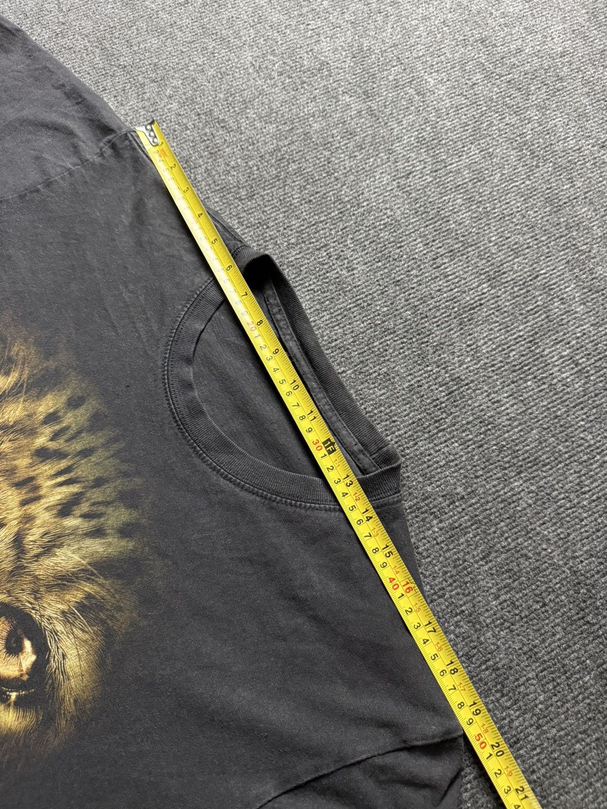 Vintage 00s Y2K Leopard Graphic T Shirt Double Sided Animal Tee Size US L / EU 52-54 / 3 - 21 Thumbnail