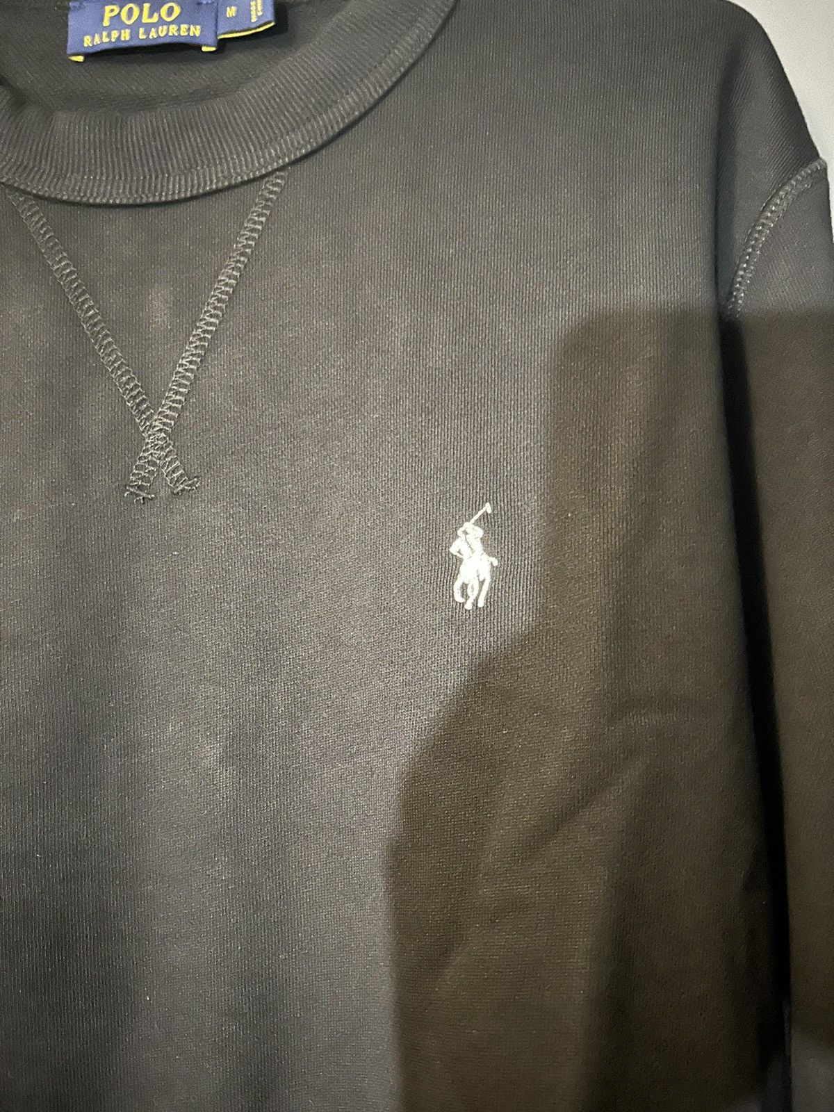 Polo Ralph Lauren Medium Ralph Lauren Black Crewneck Size US M / EU 48-50 / 2 - 2 Thumbnail