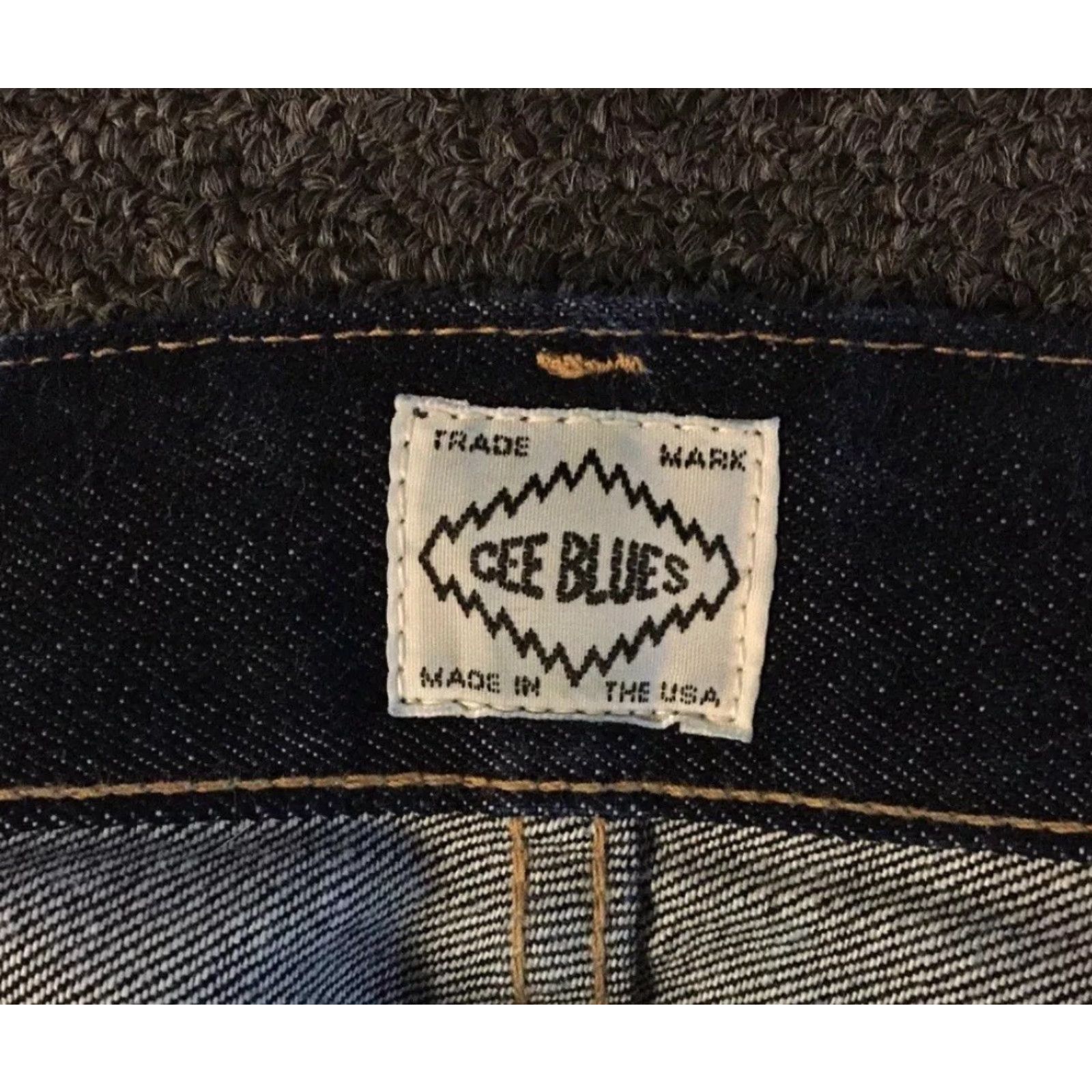 Vintage VINTAGE Cee Blues Louis Cone 11 oz Selvedge Denim Jeans 32 USA Gilbert Crockett Size US 32 / EU 48 - 7 Thumbnail