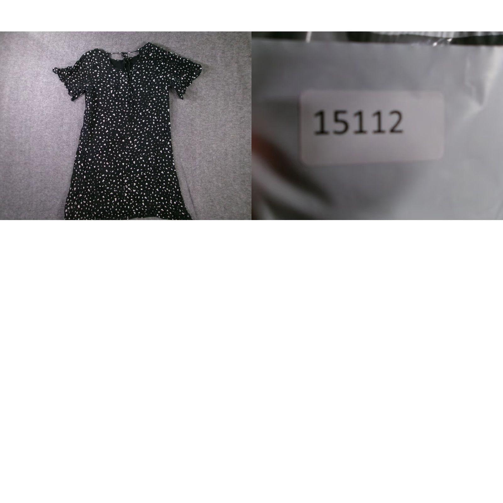 Anthropologie VINTAGE Cloth & Stone Dress Womens PXS Black White Print Tie Back Keyhole Size XS / US 0-2 / IT 36-38 - 8 Thumbnail