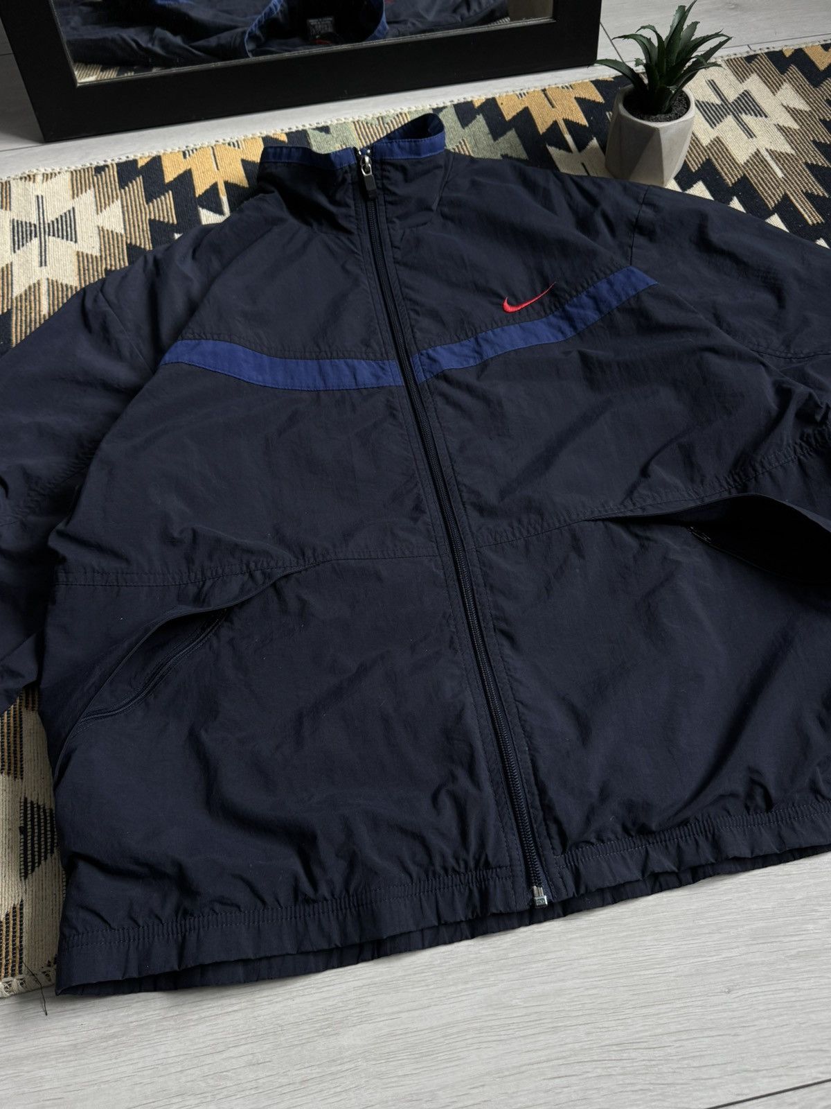 Nike Vintage Nike Nylon Y2K Track Jacket Size US M / EU 48-50 / 2 - 9 Thumbnail