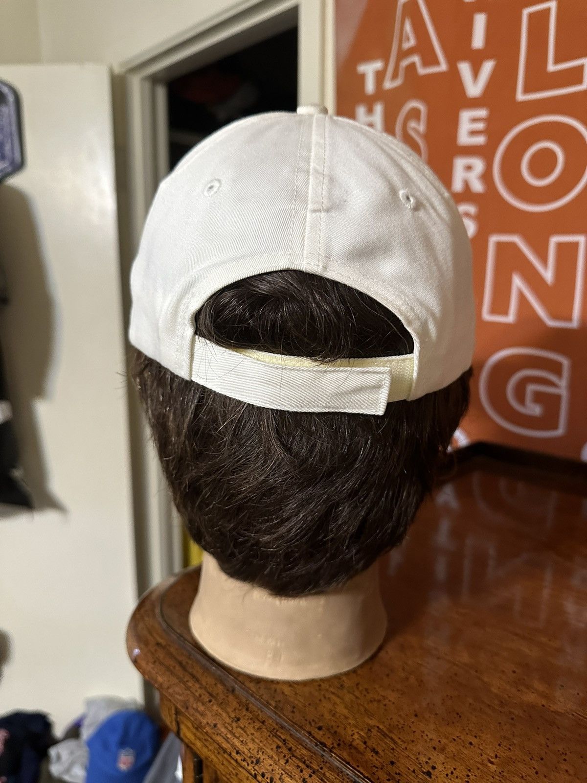 NFL × Vintage Vintage NBA NFL MLB NBC sports “ triple white” hat 90s Size ONE SIZE - 4 Thumbnail