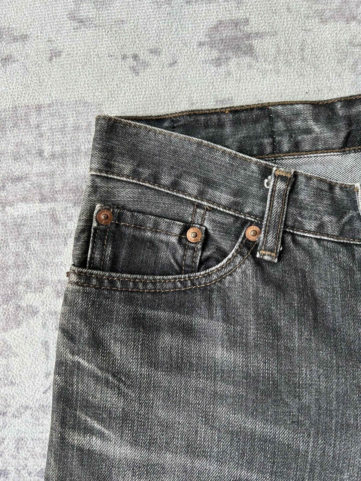 Levi's Y2K Japan Levis Bootcut Black Jeans Size US 27 - 12 Thumbnail