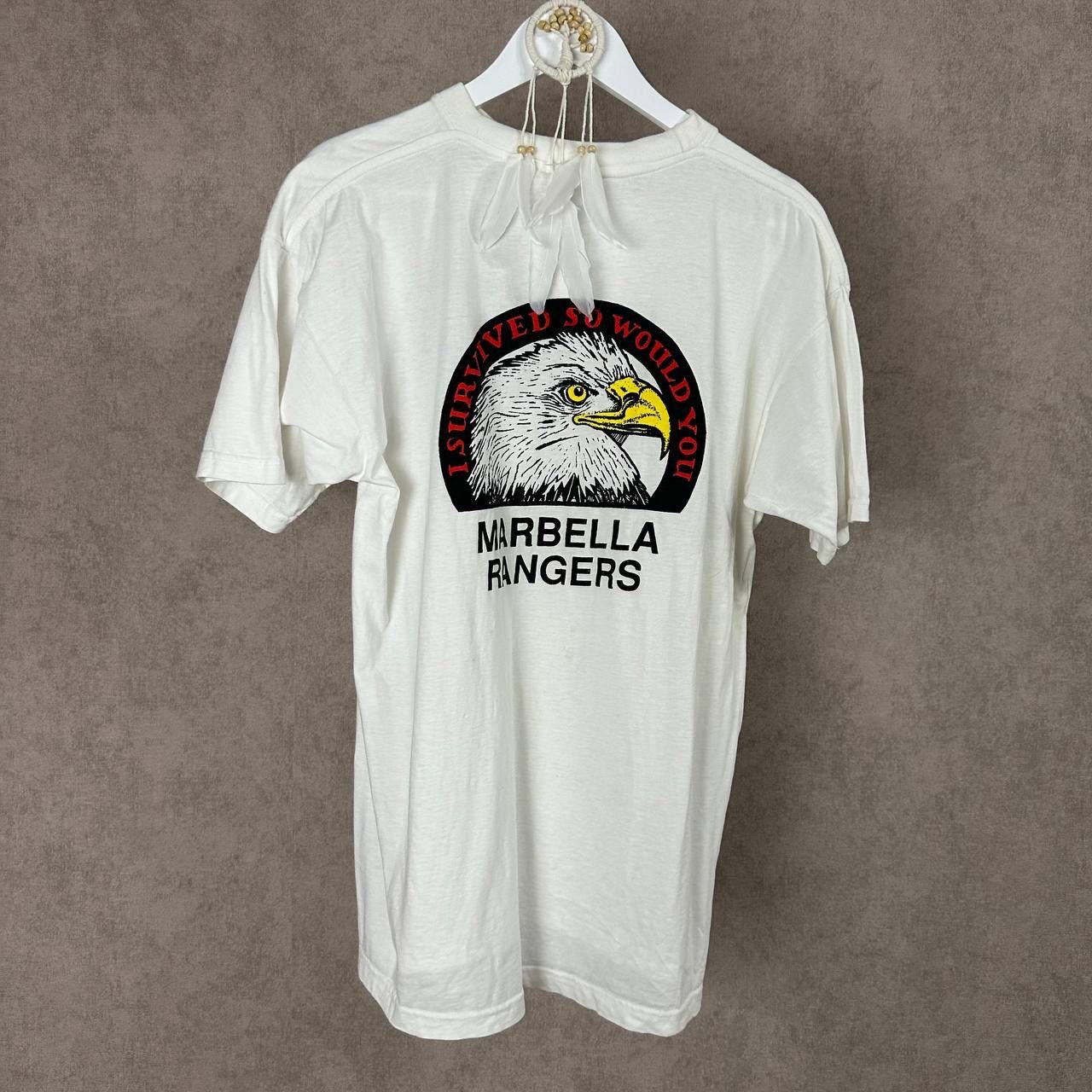 Vintage Vintage Marbella Ranger tee Moto T-shirts Big Logo Eagle Size US L / EU 52-54 / 3 - 1 Thumbnail