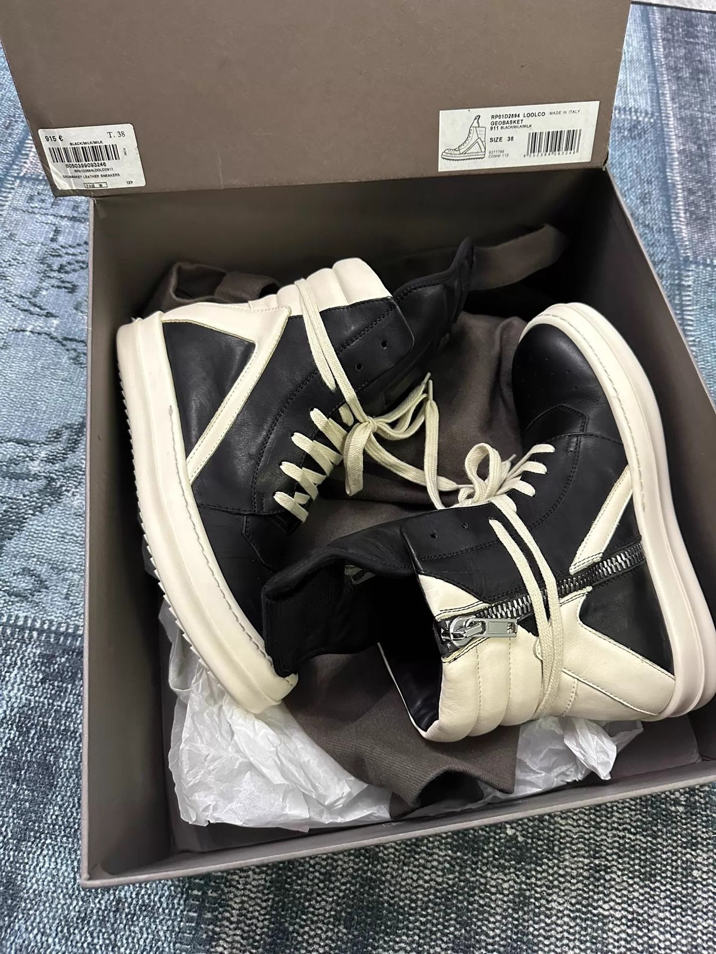 Rick Owens Rick Owens Inverted Triangle 38 Sheepskin Hot New Near Mint Size US 7.5 / IT 37.5 - 6 Thumbnail