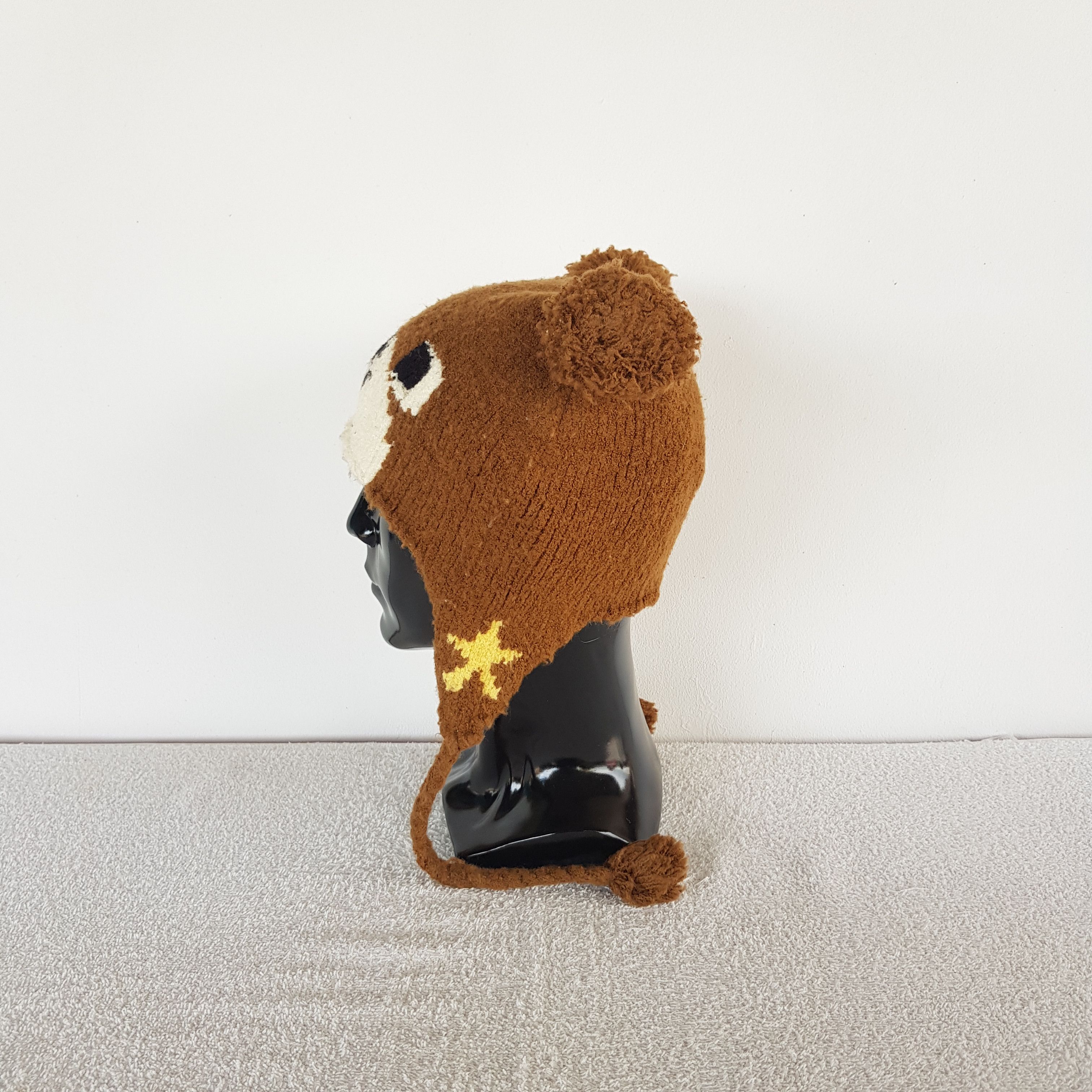 Japanese Brand × Other Vintage Bear Earflap Beanie Snow Caps Hats Size ONE SIZE - 5 Thumbnail