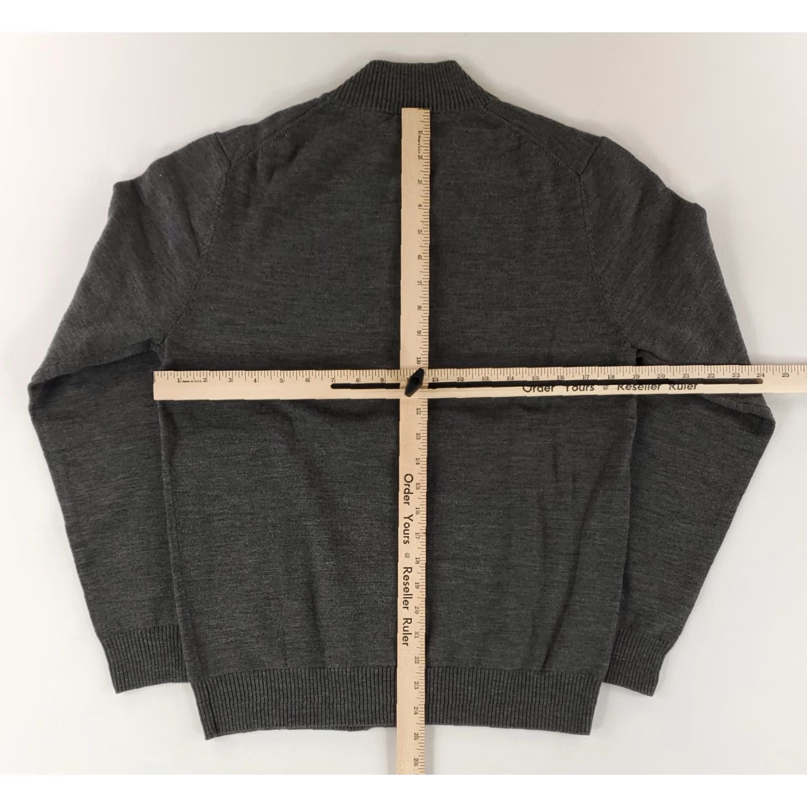 Suitsupply Suitsupply Cardigan Sweater Merino Wool Gray Long Sleeve Button Up Mens L Size US L / EU 52-54 / 3 - 7 Thumbnail