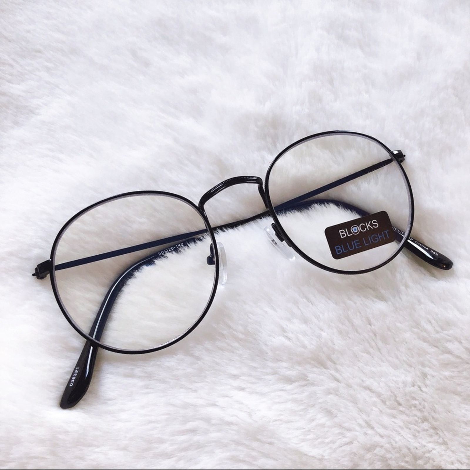 Other Mai Black Round Computer Blue Light Glasses Size ONE SIZE - 3 Thumbnail