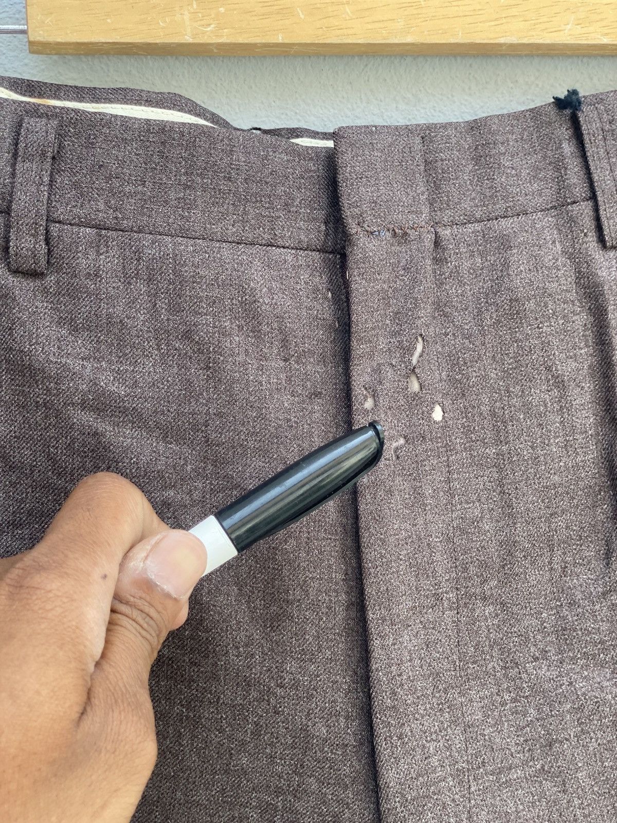 Burberry RARE Vintage Burberrys Trousers Workwear x Streetwear Size US 33 - 4 Thumbnail