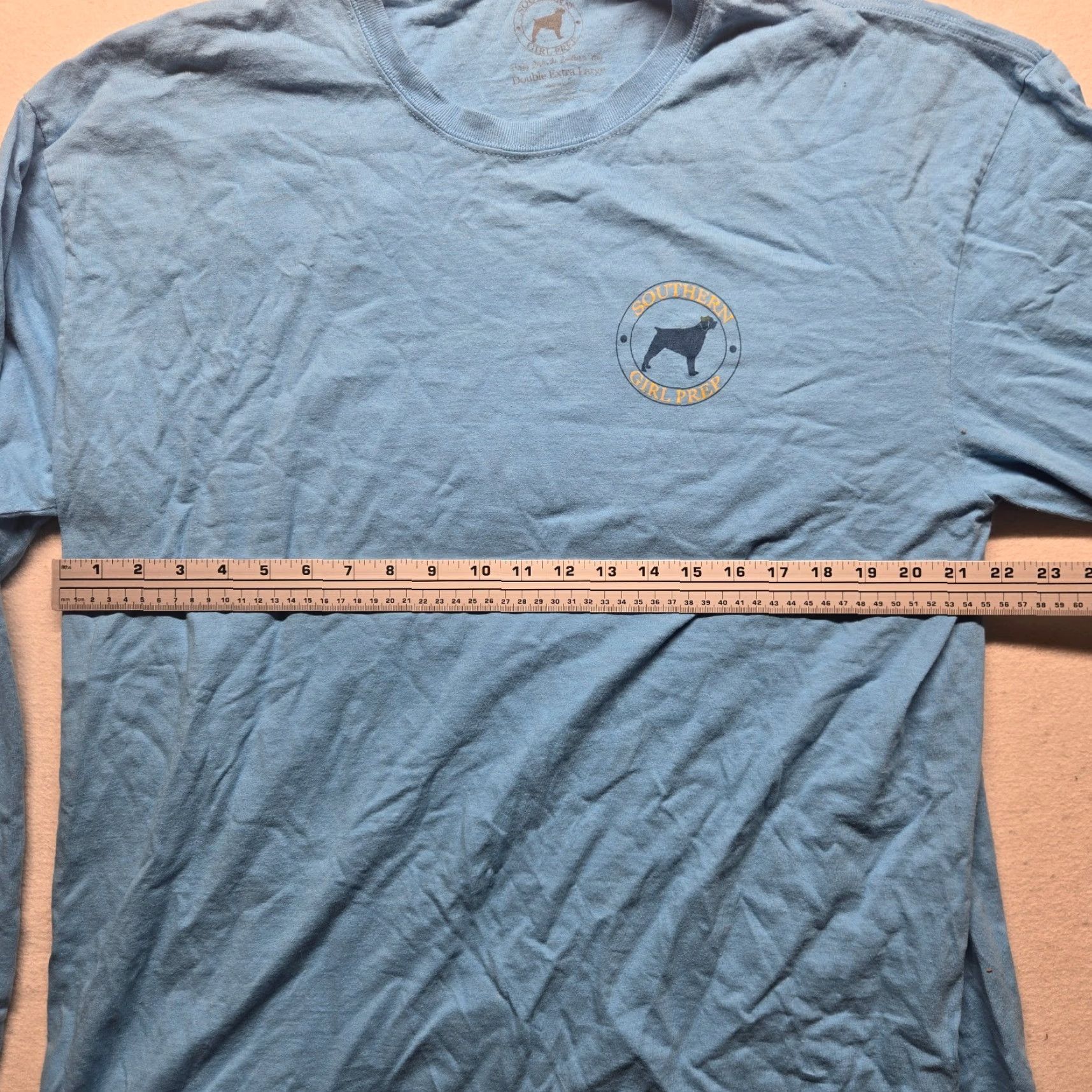 Vintage VINTAGE Southern Girl Prep "Life Is Better By the Campfire" Long Sleeve T-Shirt Women 2XL Blue Cotton Camping Size XXL / US 16-18 / IT 52-54 - 3 Thumbnail