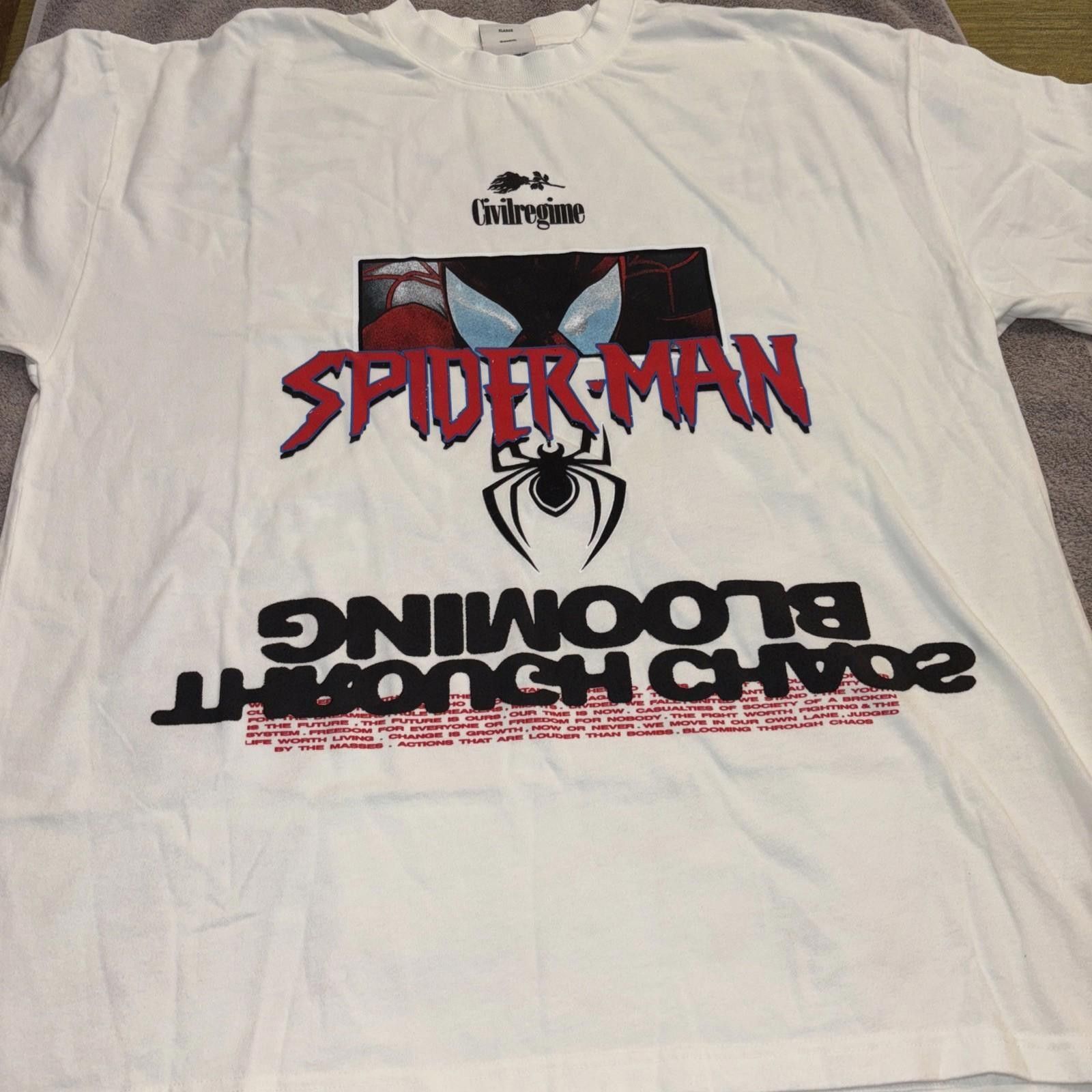Civil Regime Myles Morales Spider-Man Graphic Tee NWT XL
