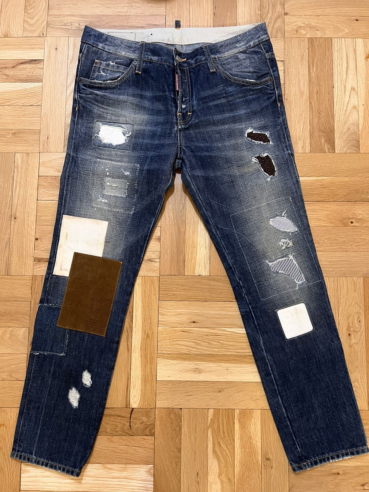 Dsquared2 Dsquared2 Runway Patchwork Denim super rare Size US 34 / EU 50 - 2 Thumbnail