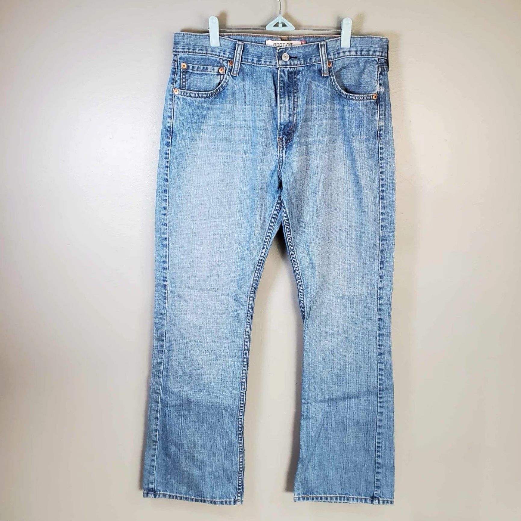 Levi's Levi's 527 Boot Cut Jeans 34 x 31 Men Jeans Blue Regular Fit 527 Bootcut 34 31 Mens Size US 34 / EU 50 - 7 Thumbnail