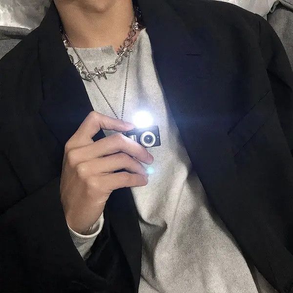 Jewelry Mayuko x Kumi Glowing Camera Pendant Fashion Necklace Size ONE SIZE - 1 Thumbnail
