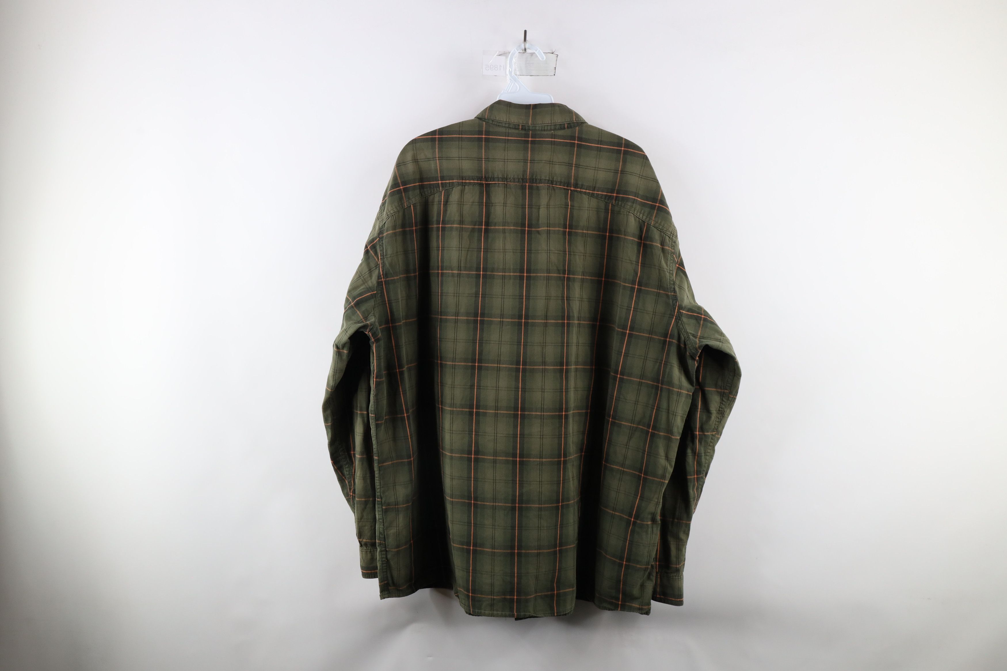 Orvis × Vintage Orvis Trout Bum Double Pocket Collared Button Shirt Plaid Size US XXL / EU 58 / 5 - 9 Thumbnail