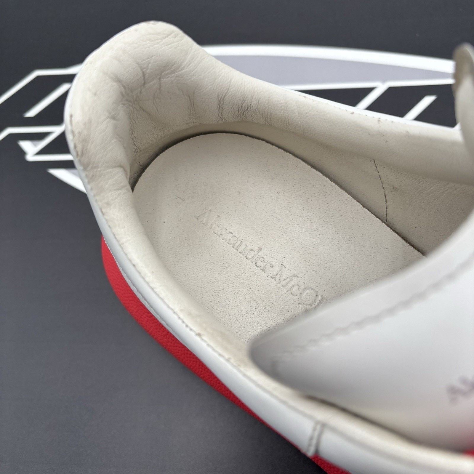 Alexander McQueen Alexander McQueen Oversized ' White Red Sole ' | GREAT COND! Size US 12 / EU 45 - 7 Thumbnail