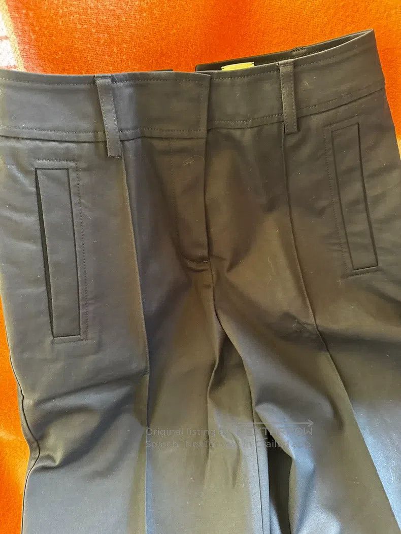 Hermes Hermes Black Straight Pants, Suit or Casual Pants, Versati Size 42" / US 20 - 3 Thumbnail
