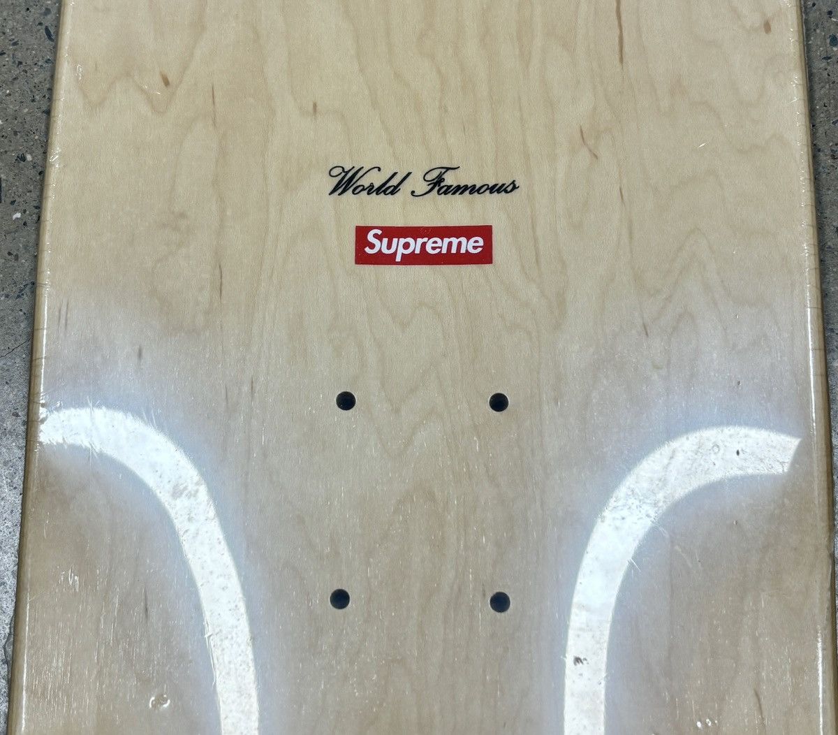 Supreme Suprme sup 24ss week1 Routed Box Logo Skateboard Size ONE SIZE - 8 Thumbnail