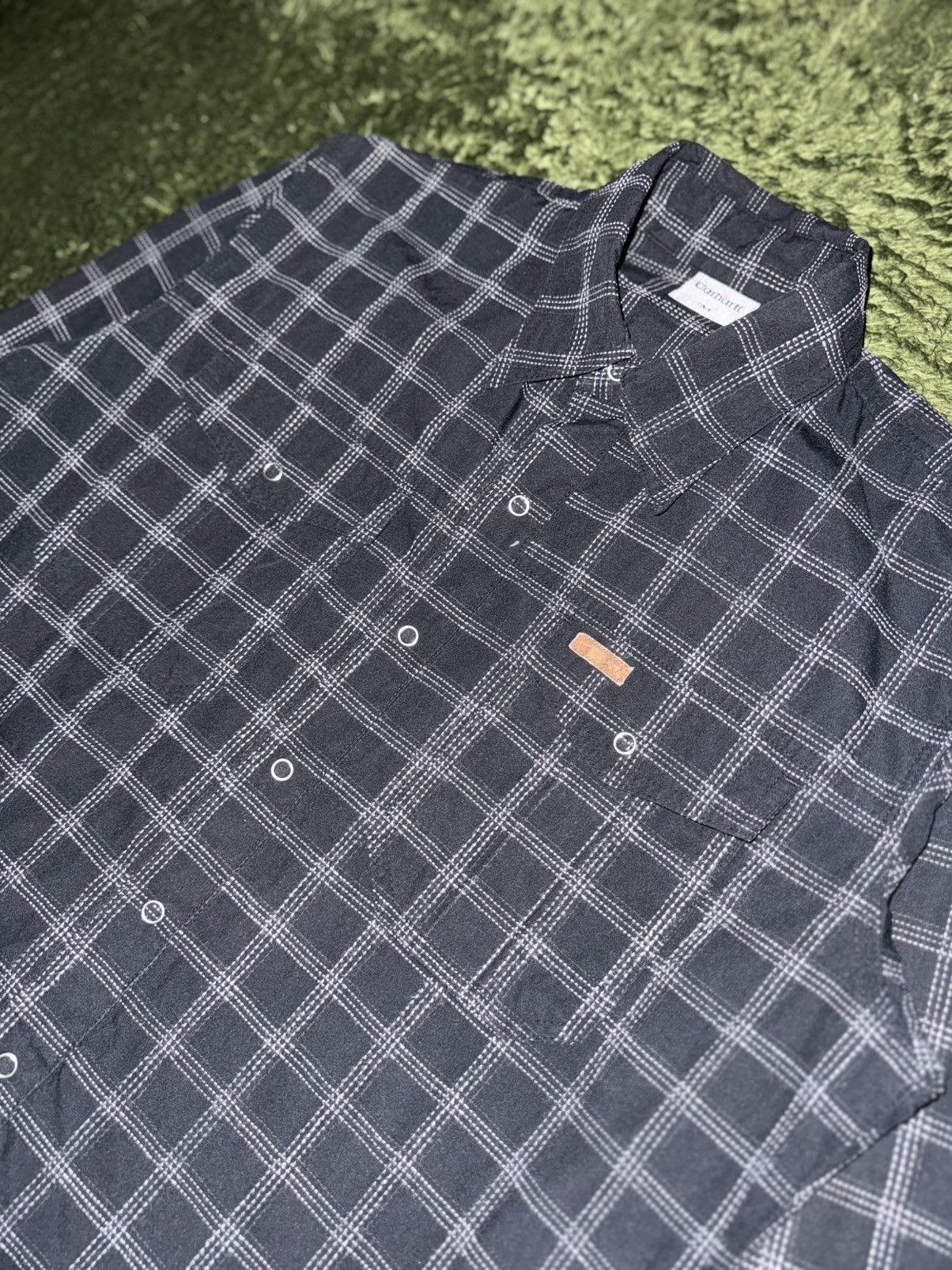 Carhartt [M] Carhartt Japan Release Windowpane Check Work Shirt Size US M / EU 48-50 / 2 - 2 Thumbnail