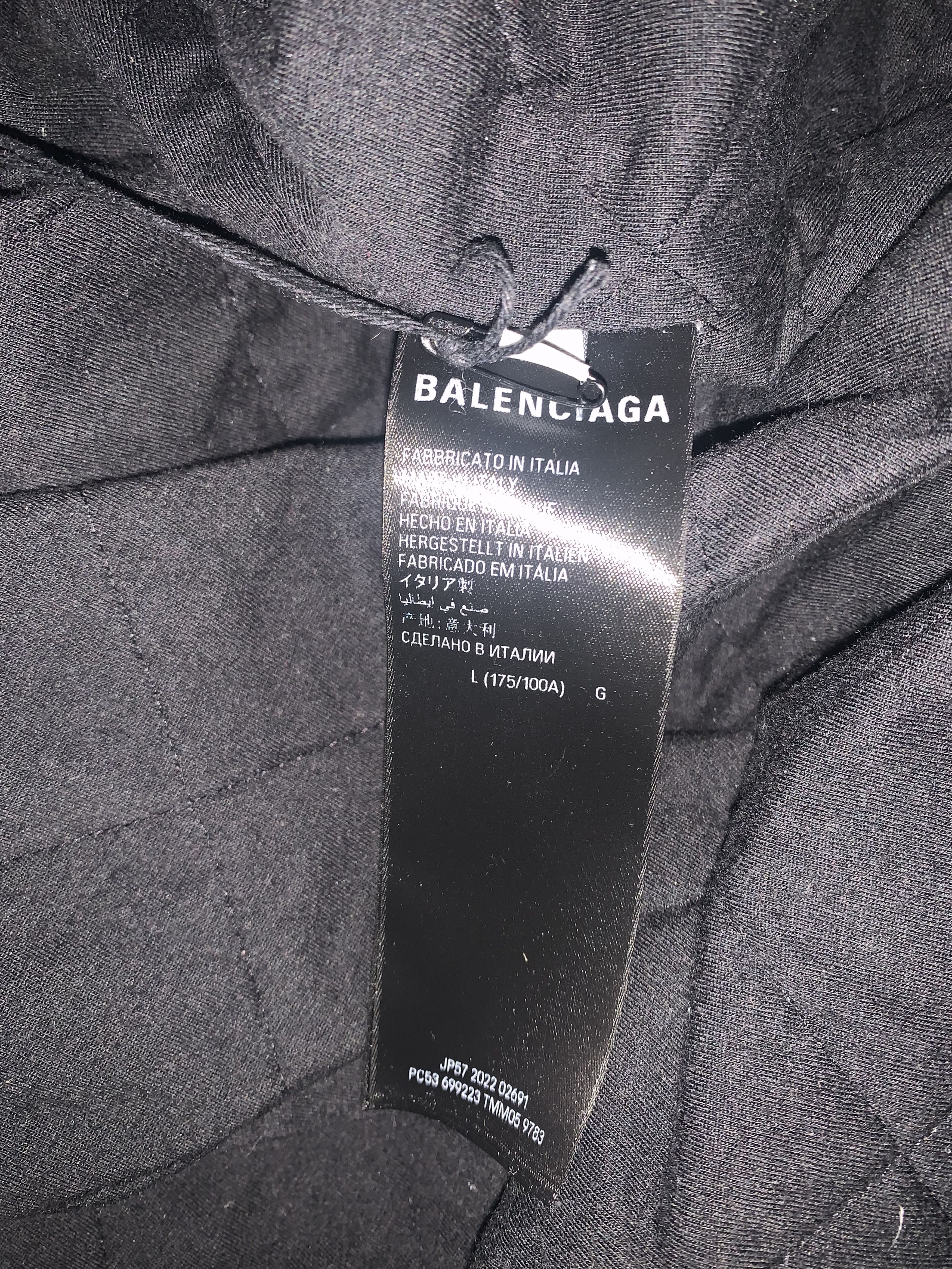 Balenciaga Balenciaga Bleached Padded Flannel Shirt Size US L / EU 52-54 / 3 - 6 Thumbnail
