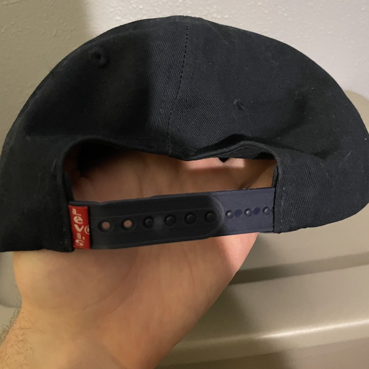 Levi's × Vintage Levi’s Navy Blue Red Logo Hat Size ONE SIZE - 3 Thumbnail