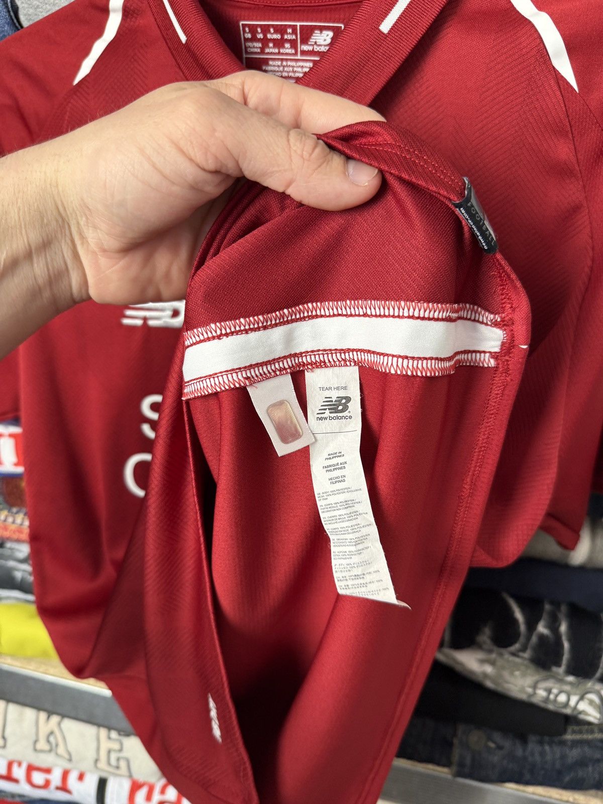 New Balance New Balance FC Liverpool M.Salah Soccer Jersey Y2K Drill Size US S / EU 44-46 / 1 - 12 Thumbnail