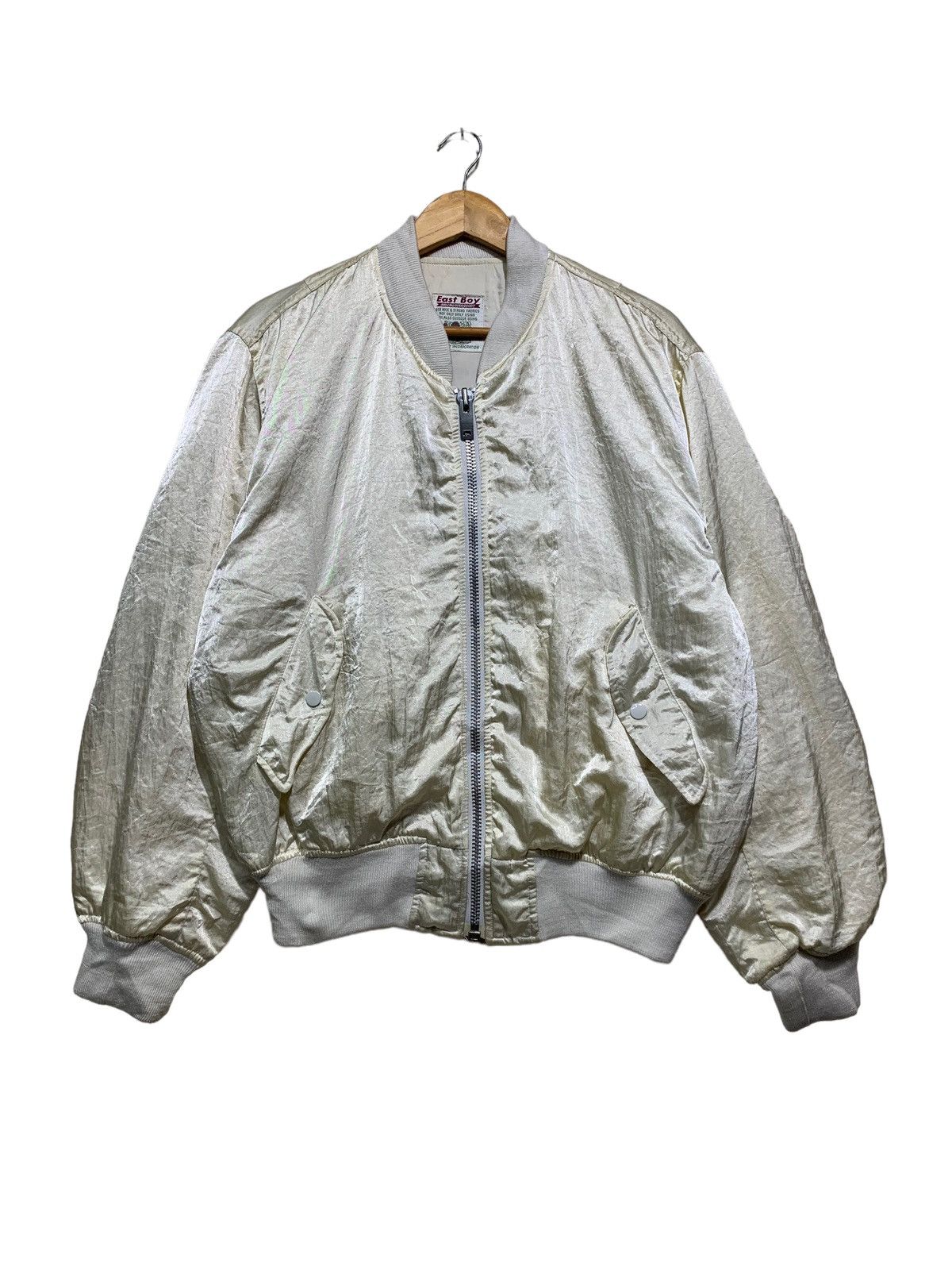 45rpm 🔥RARE VTG EAST BOYS NYLON BOMBERS JACKET ISSEY MIYAKE Size US L / EU 52-54 / 3 - 5 Thumbnail