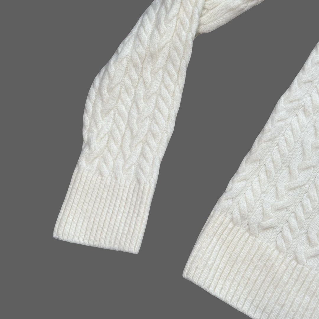 Dockers Dockers Merino Wool Blend Regular Fit Sweater Cream Large Size US M / EU 48-50 / 2 - 4 Thumbnail