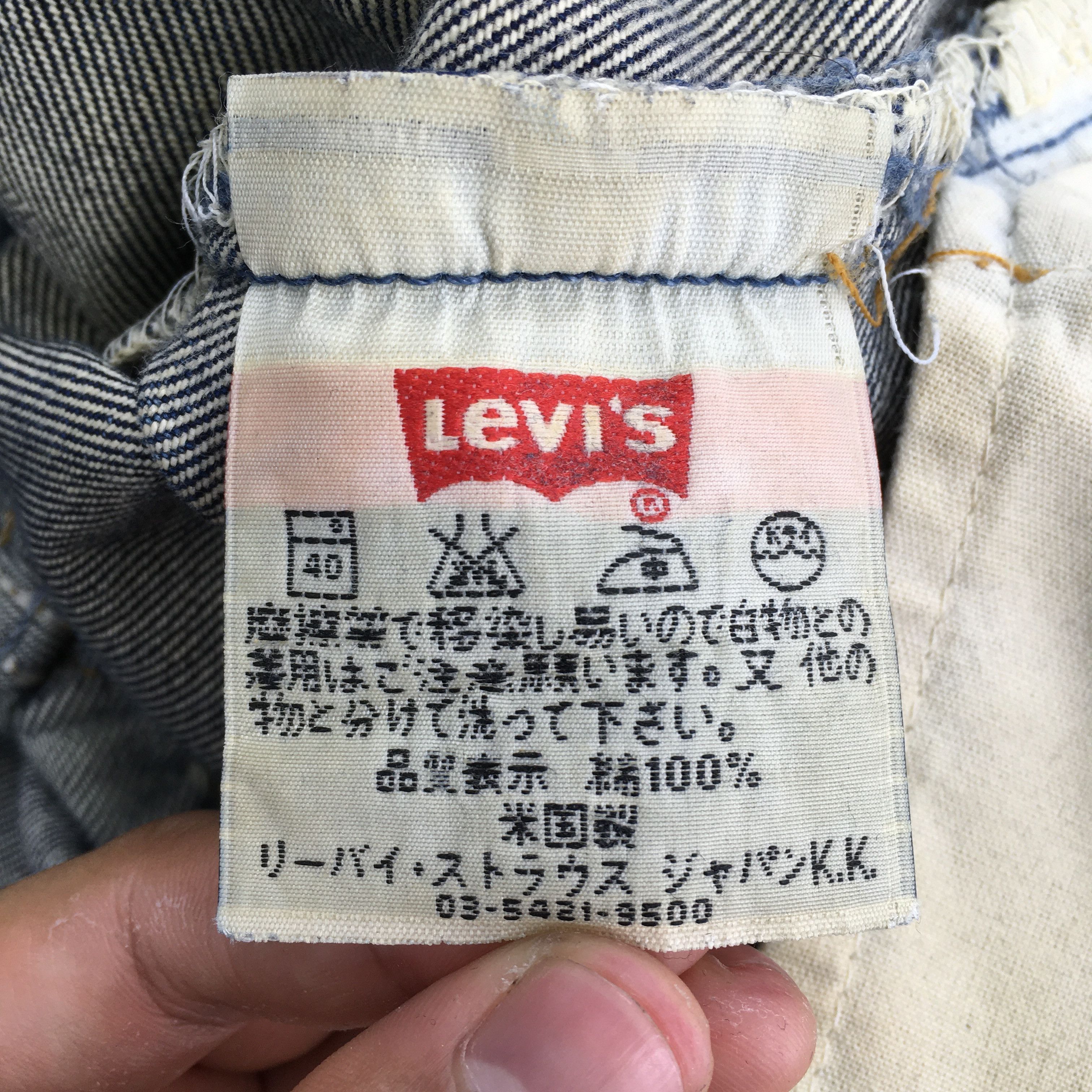 Levi's Size 31x29 Vintage 90s Levi's 501 Faded Blue Jeans S1072 Size US 31 - 13 Thumbnail