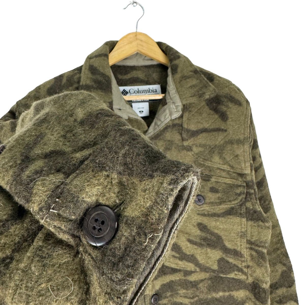 Columbia × Hunter ⚡️COLUMBIA CAMOUFLAGE HUNTING BUTTON JACKET Size US S / EU 44-46 / 1 - 5 Thumbnail