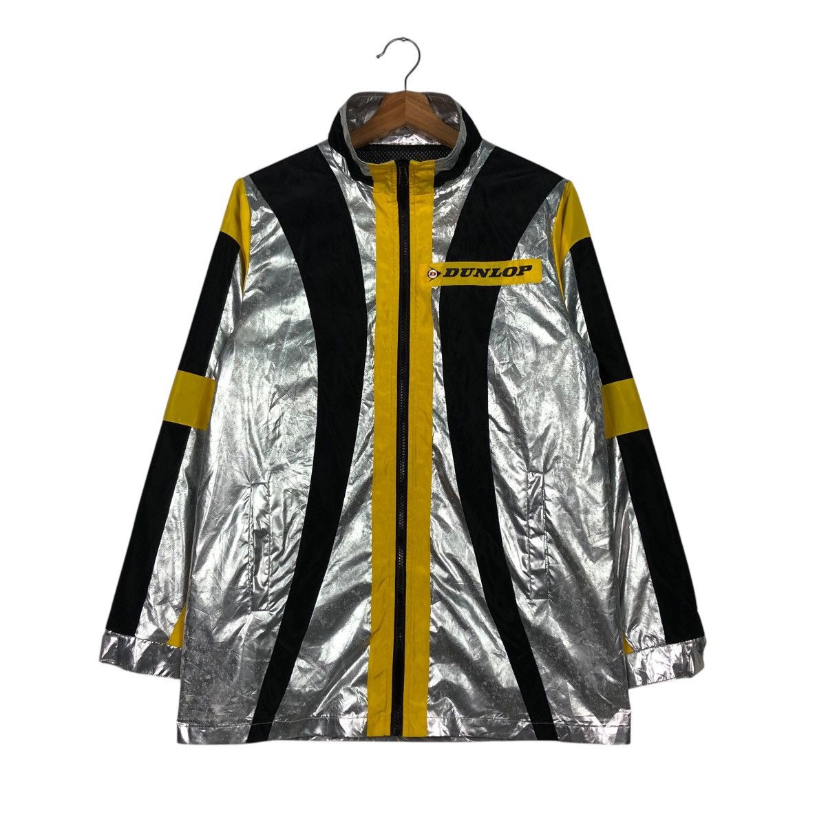 Japanese Brand 📌Tokyo Motor Show 2019 Dunlop Biker Jacket Big Logo Size US M / EU 48-50 / 2 - 2 Thumbnail