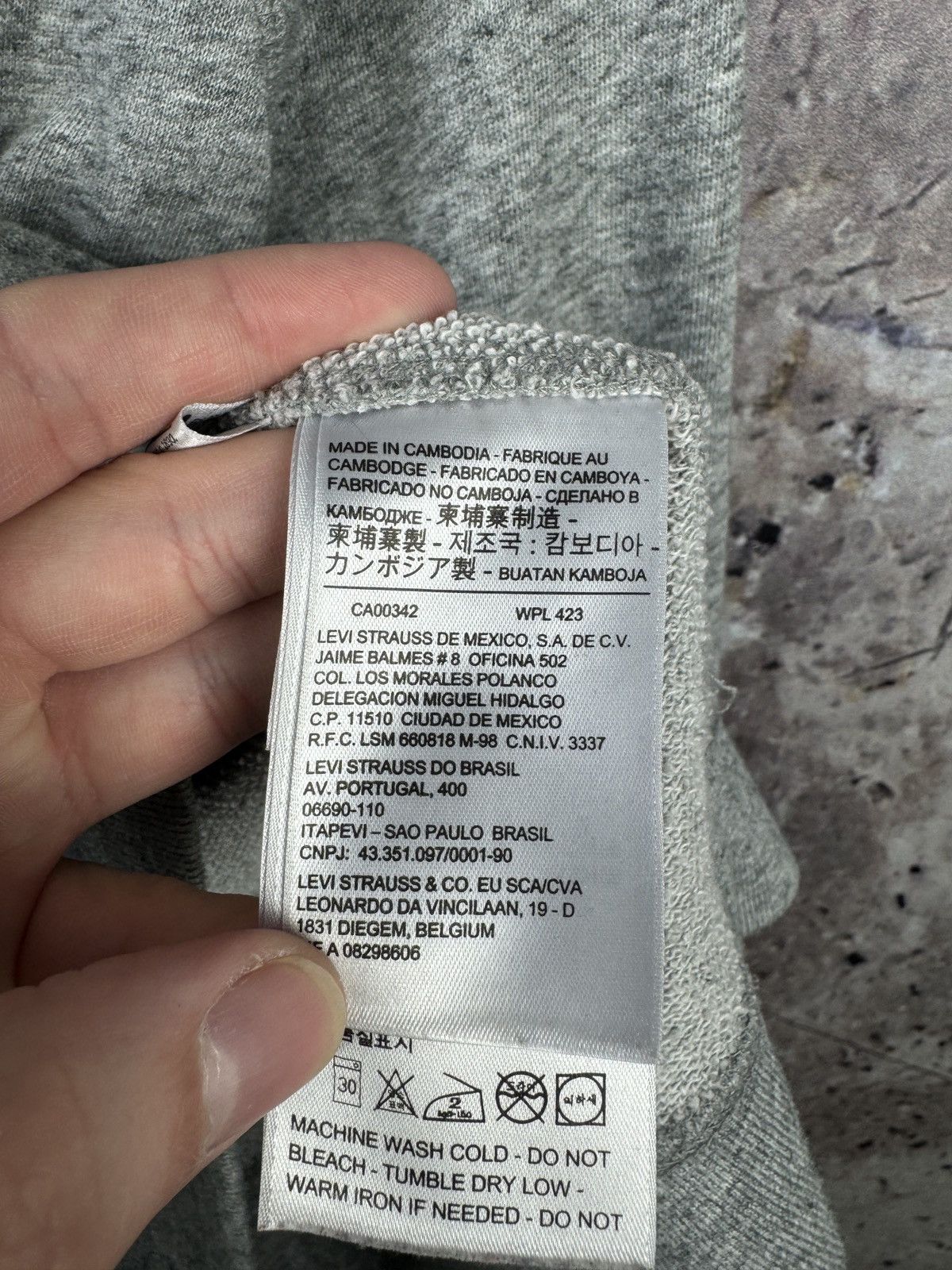 Levi's Women’s Levi’s Sweatshirt Pullover Gray Streetwear Size L Size L / US 10 / IT 46 - 8 Thumbnail