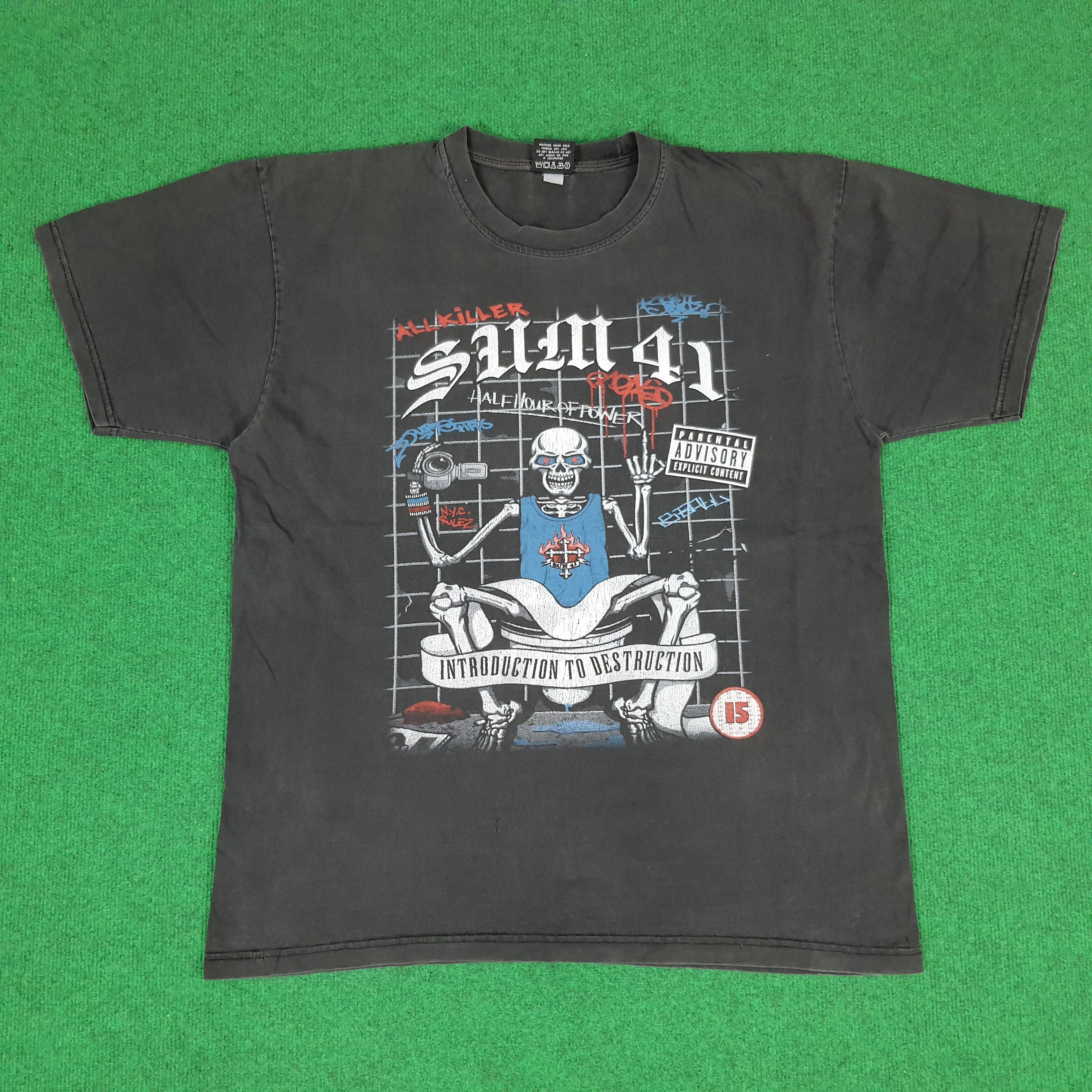 Band Tees Vintage Sum41 All Killer No filler Rock Band T-shirt Size US XL / EU 56 / 4 - 1 Thumbnail