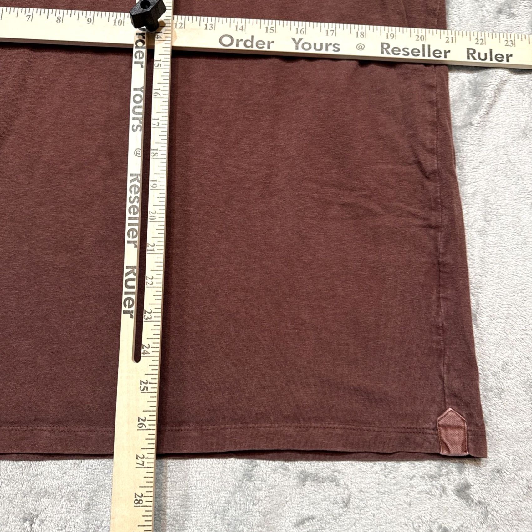 Vintage American Giant T Shirt Mens Large Red Made USA Cotton Preppy Work V Neck Size US L / EU 52-54 / 3 - 5 Thumbnail